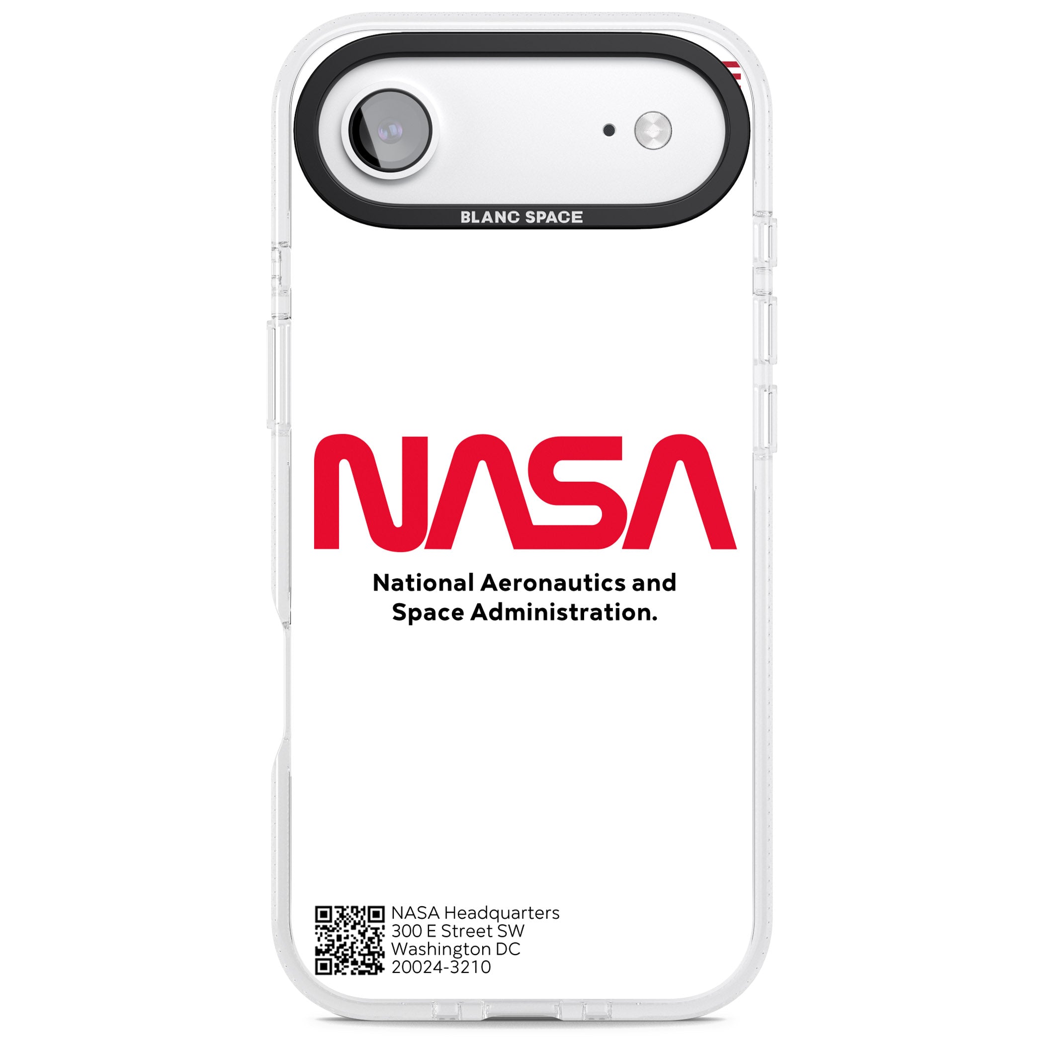 Nasa The Worm iPhone 17 Air Impact Air Clear Phone Case