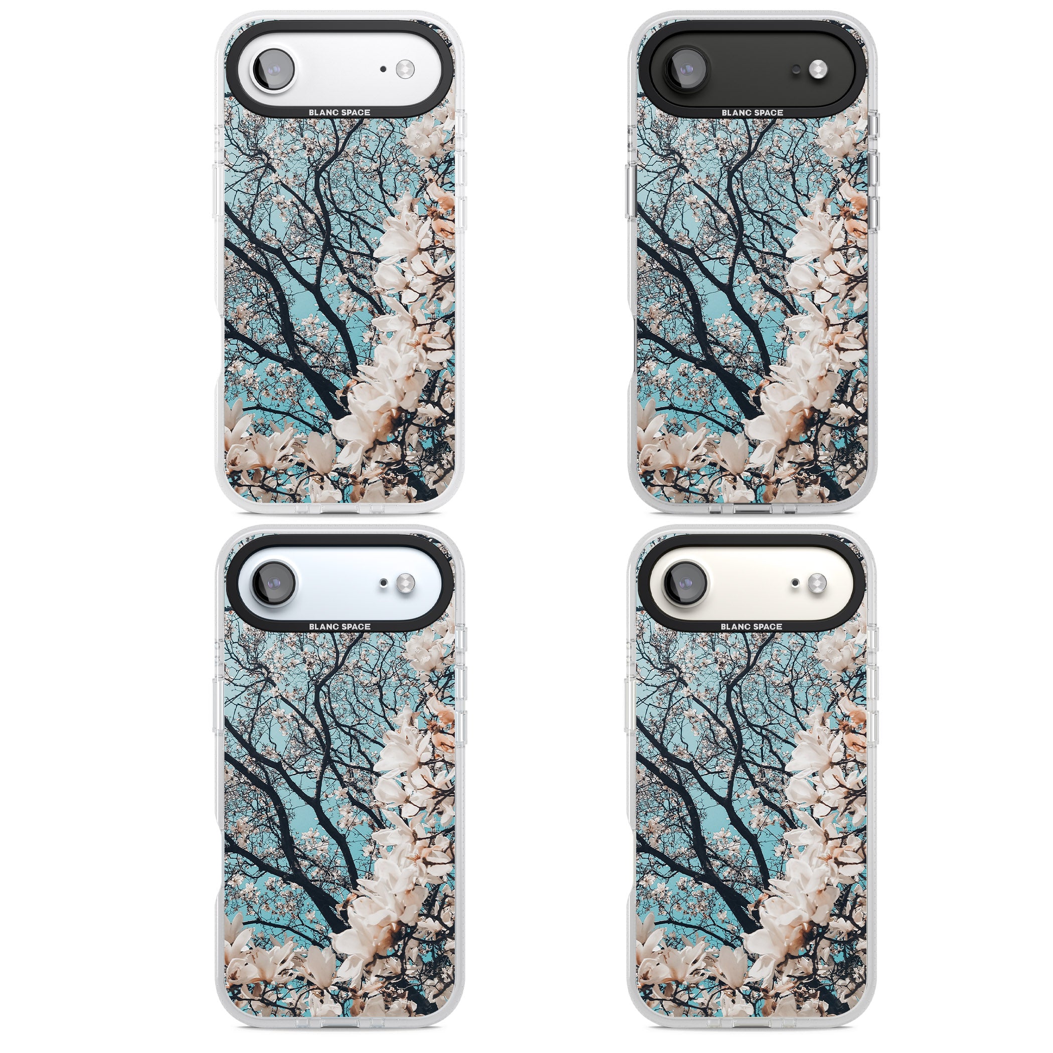 Magnolia Bloom iPhone 17 Air Impact Air Clear Phone Case APT Impact Protection