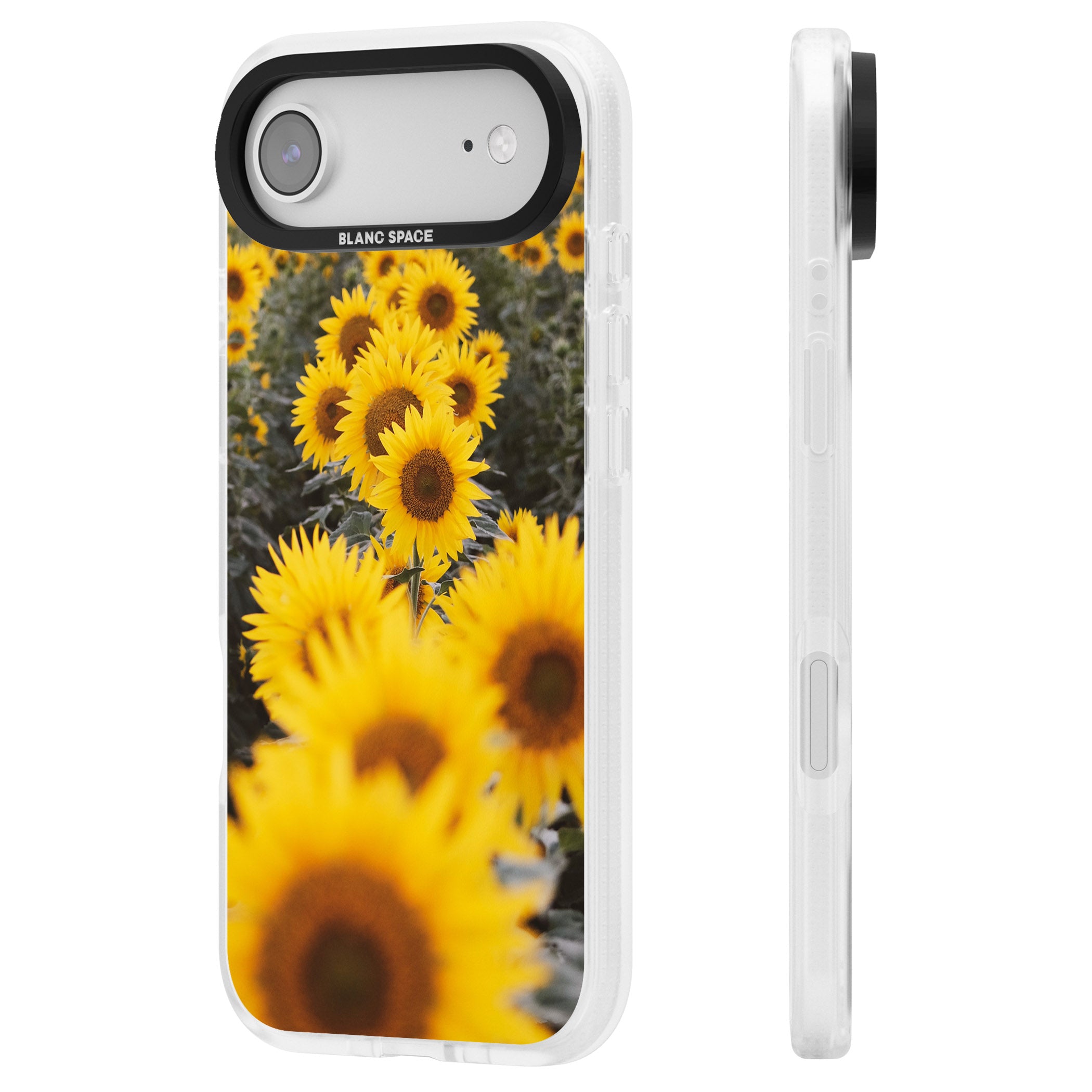 Sunflower Field iPhone 17 Air Impact Air Clear Phone Case Side Profile