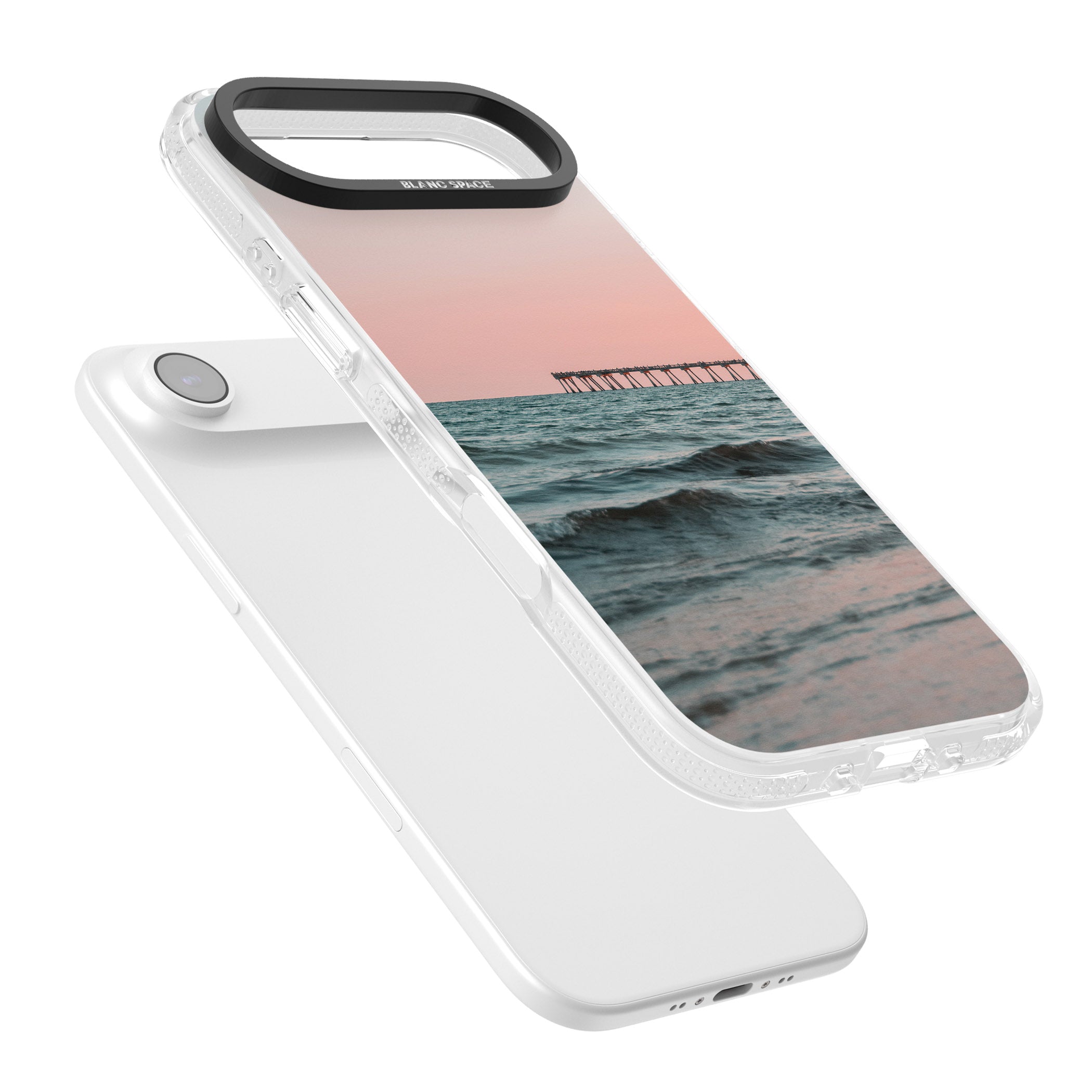 Sunset Pier iPhone 17 Air Impact Air Clear Phone Case Colours