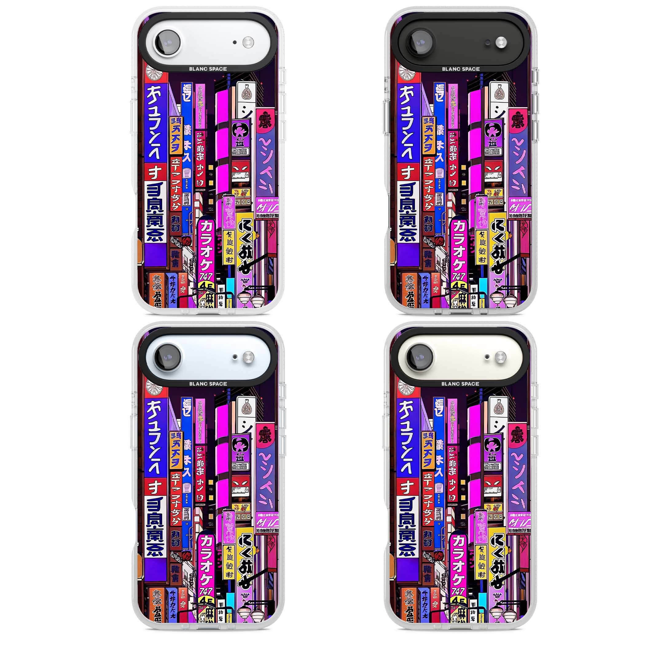 NEON NIGHT anime iPhone case | Clear Case Impact Air case for iPhone Air