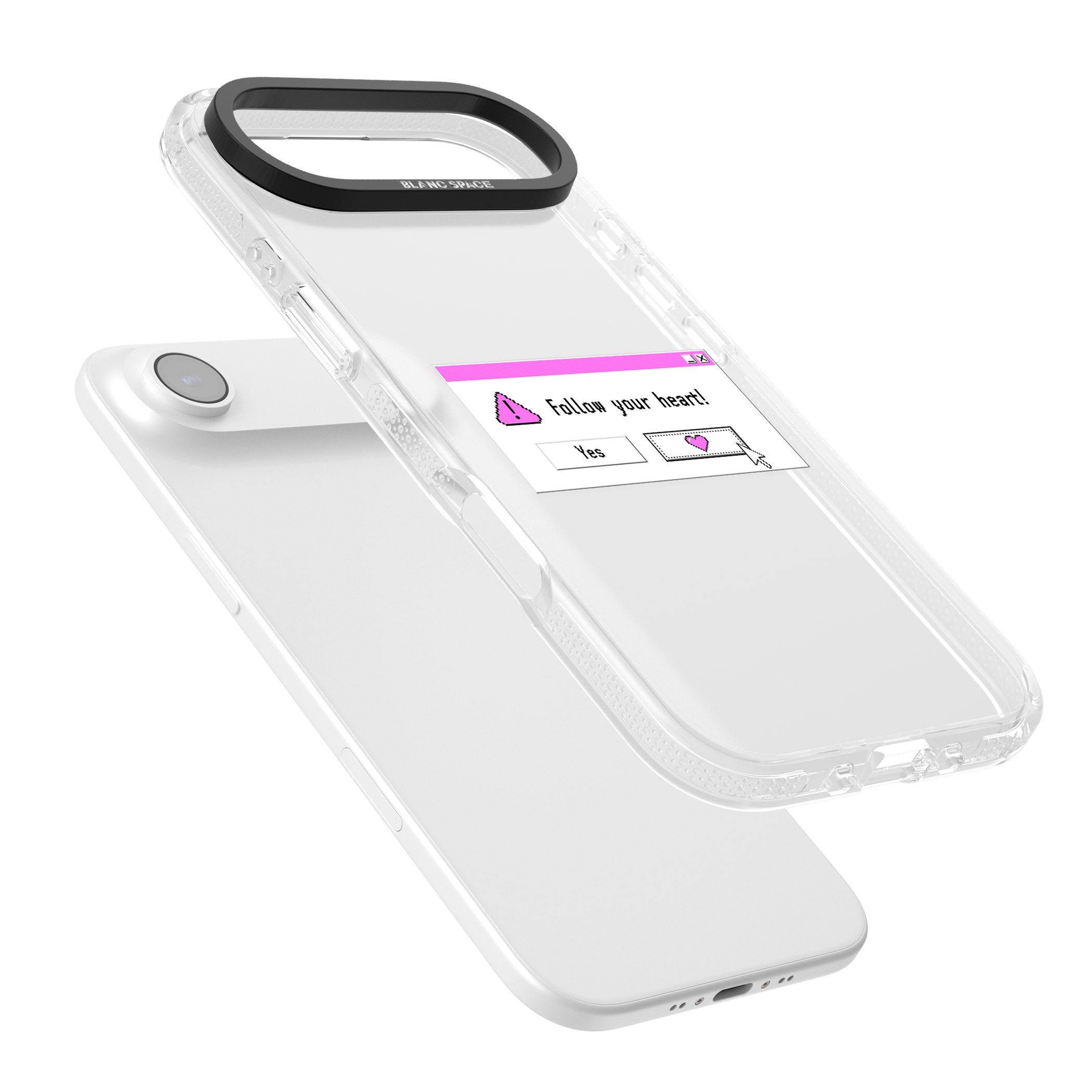 Follow Your Heart.Exe iPhone 17 Air Impact Air Clear Phone Case Colours