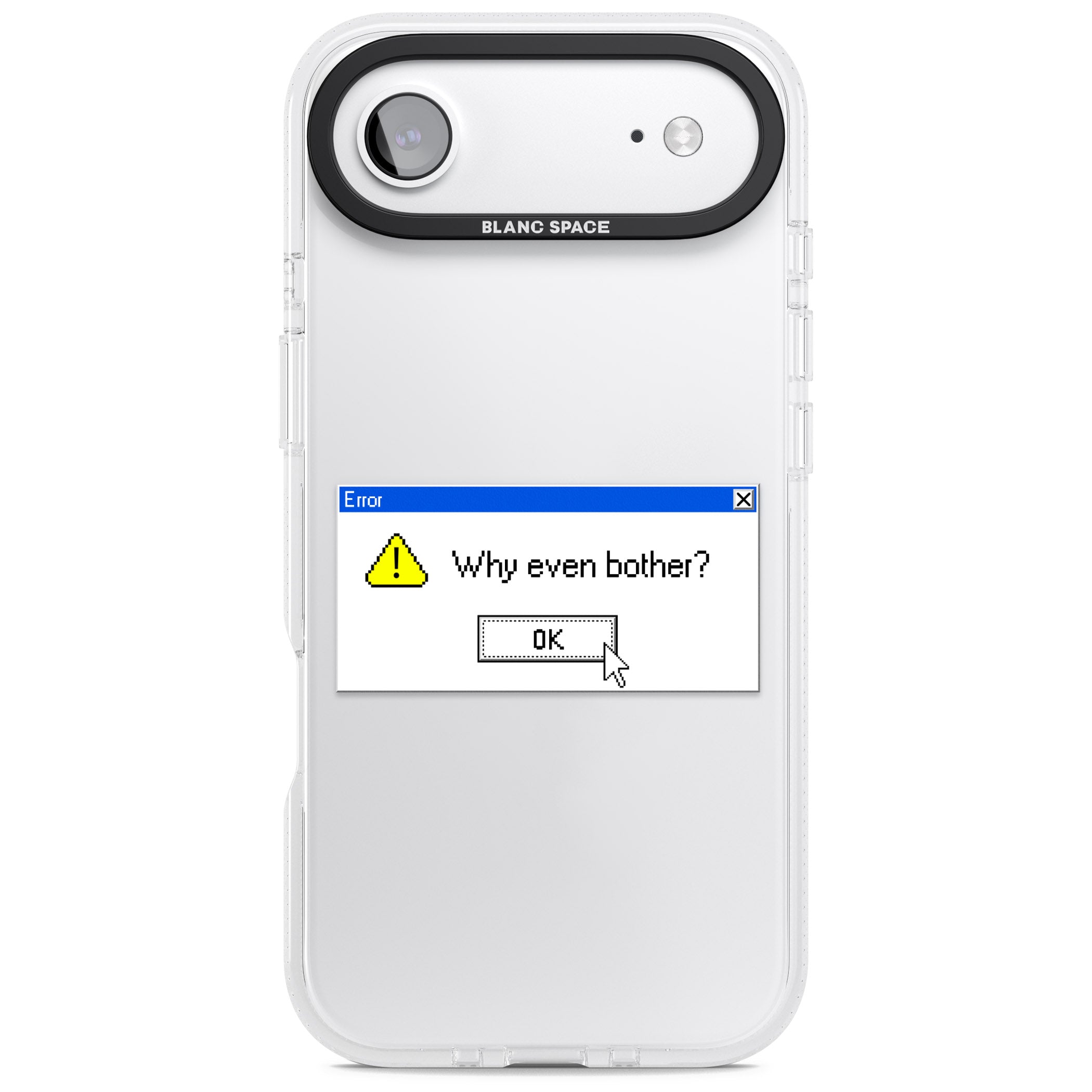 Why Even Bother Exe iPhone 17 Air Impact Air Clear Phone Case