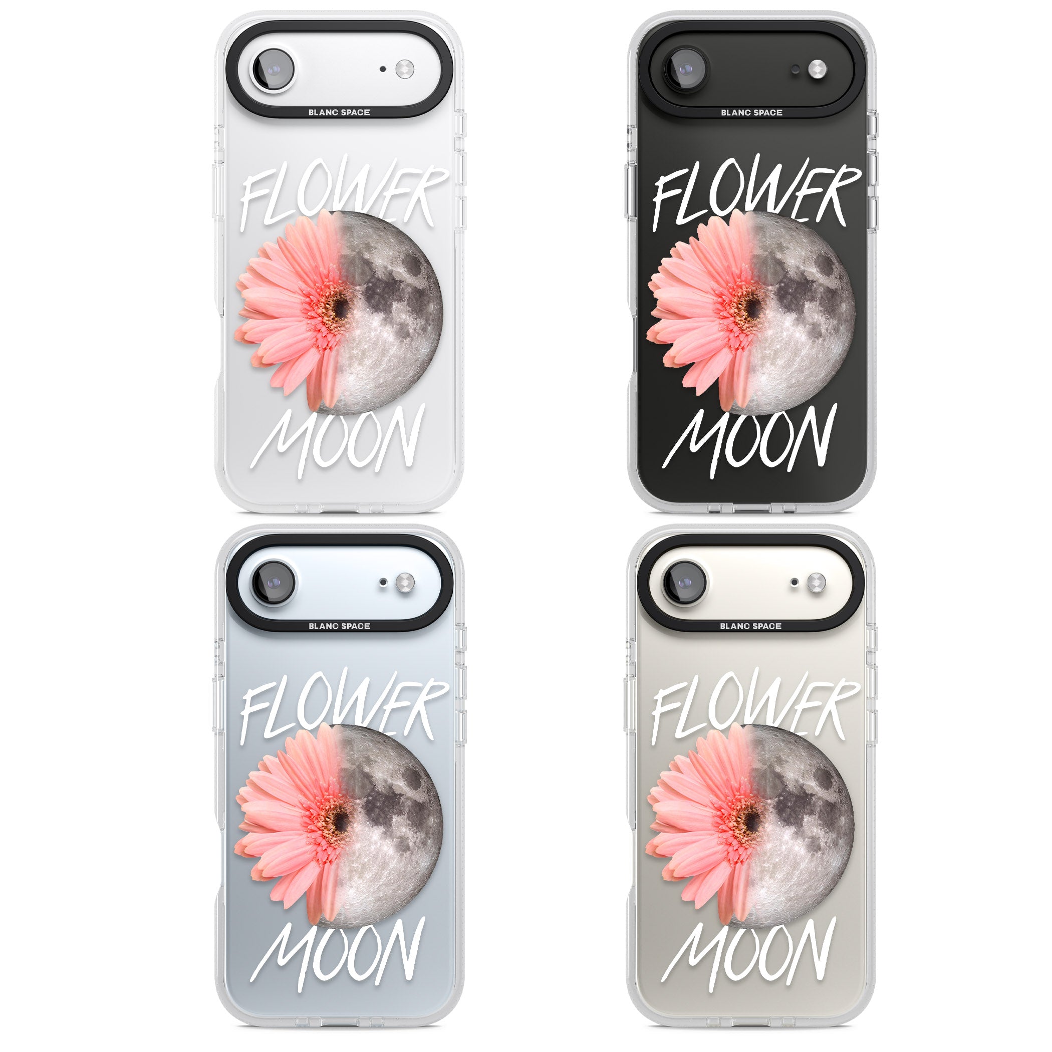 Flower Moon iPhone 17 Air Impact Air Clear Phone Case APT Impact Protection