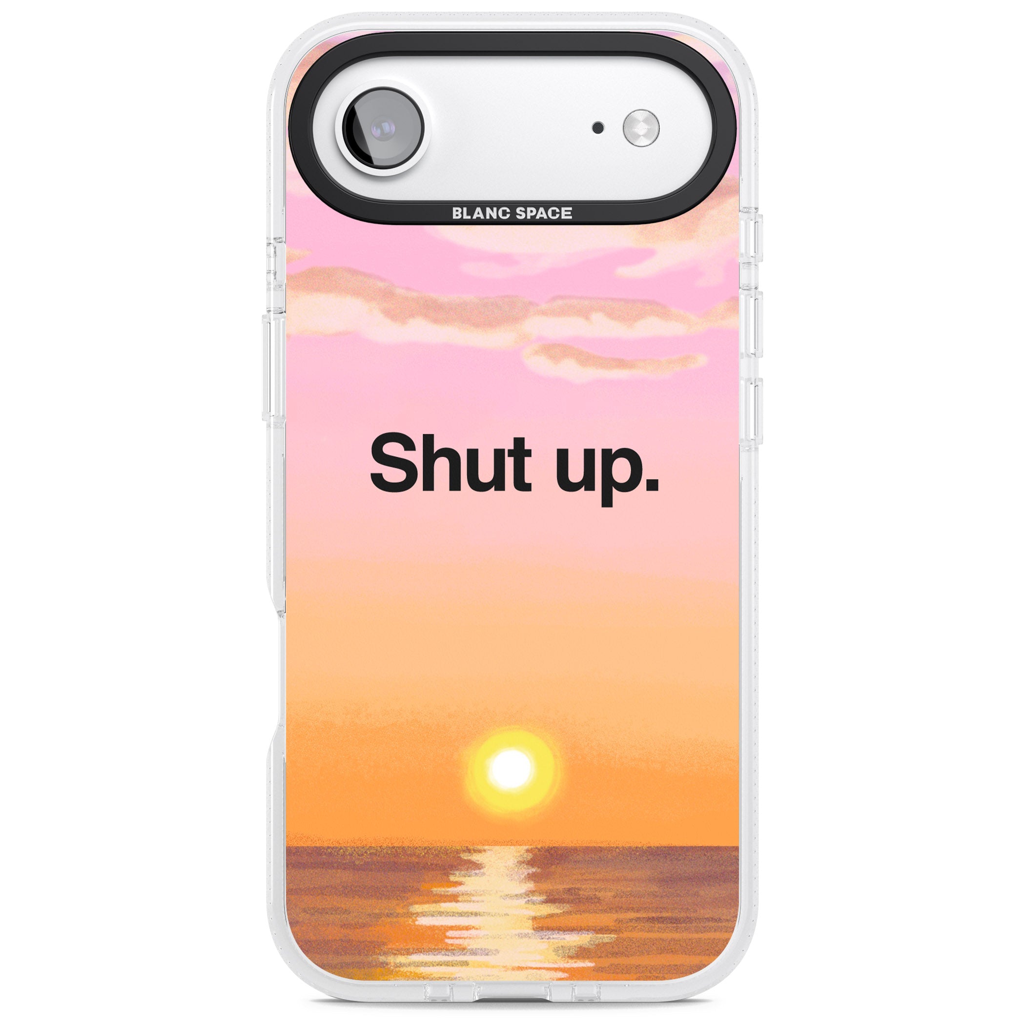 Shut Up iPhone 17 Air Impact Air Clear Phone Case