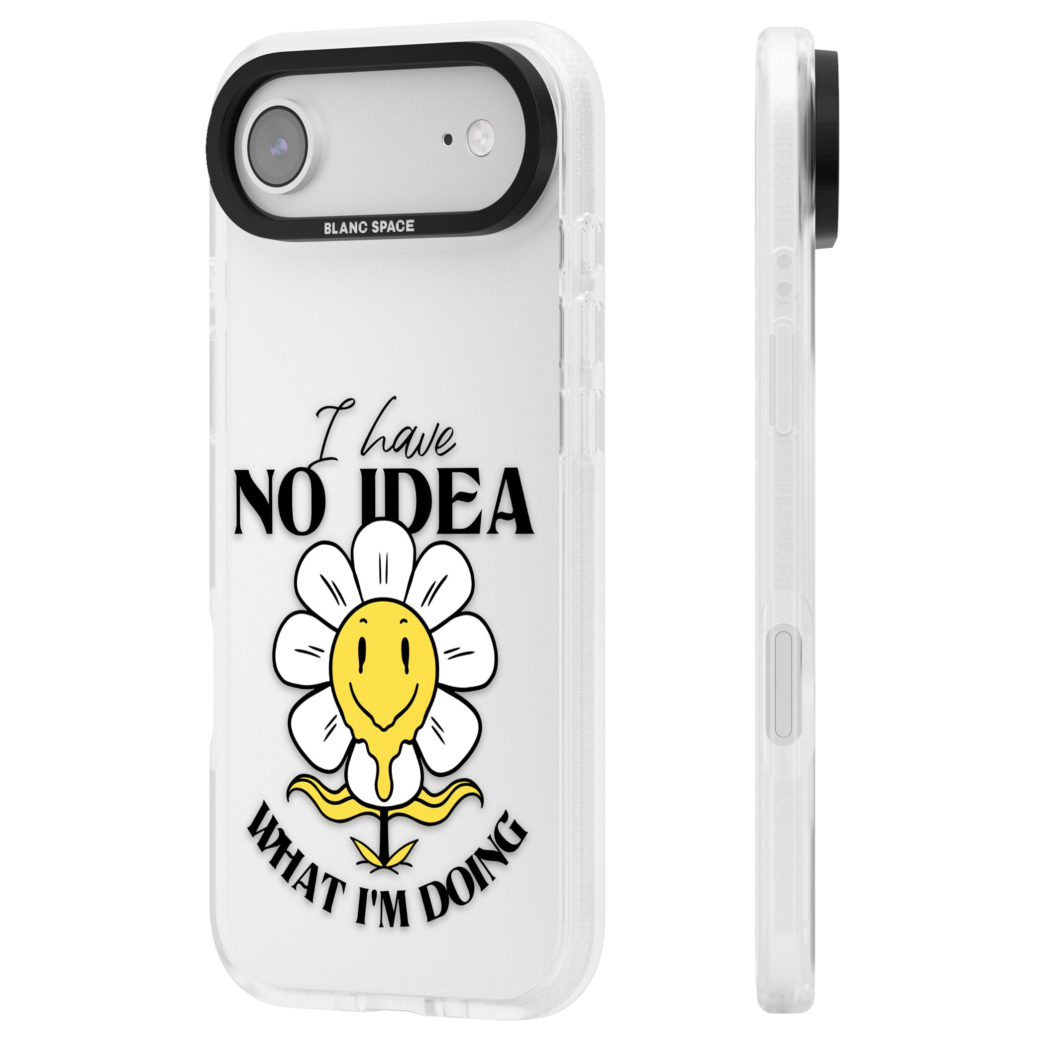 No Idea iPhone 17 Air Impact Air Clear Phone Case Side Profile