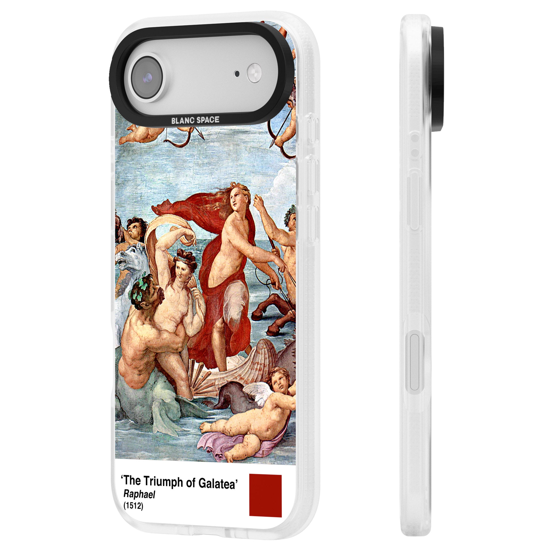 The Triumph Of Galatea iPhone 17 Air Impact Air Clear Phone Case Side Profile