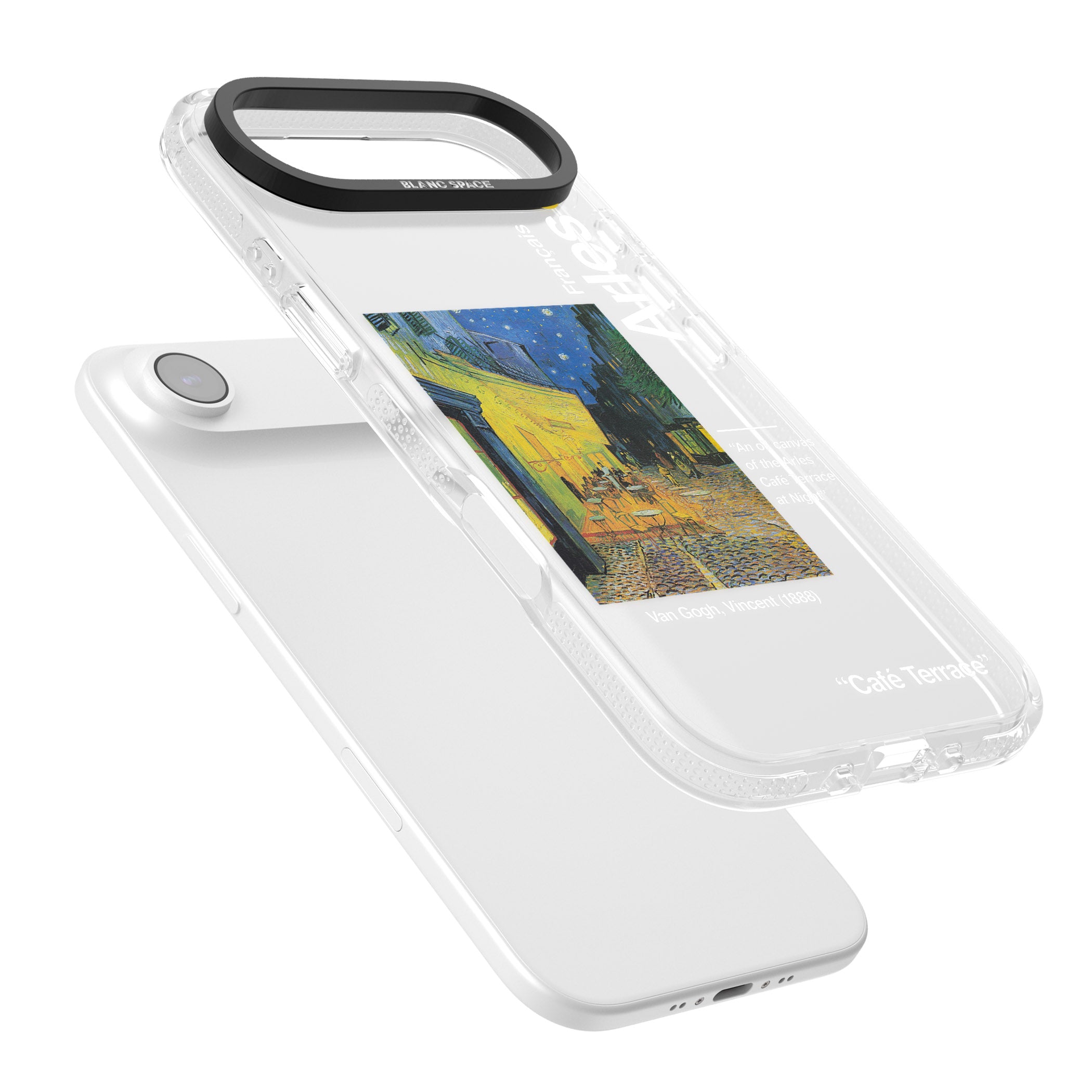 Cafe Terrace At Night iPhone 17 Air Impact Air Clear Phone Case Colours