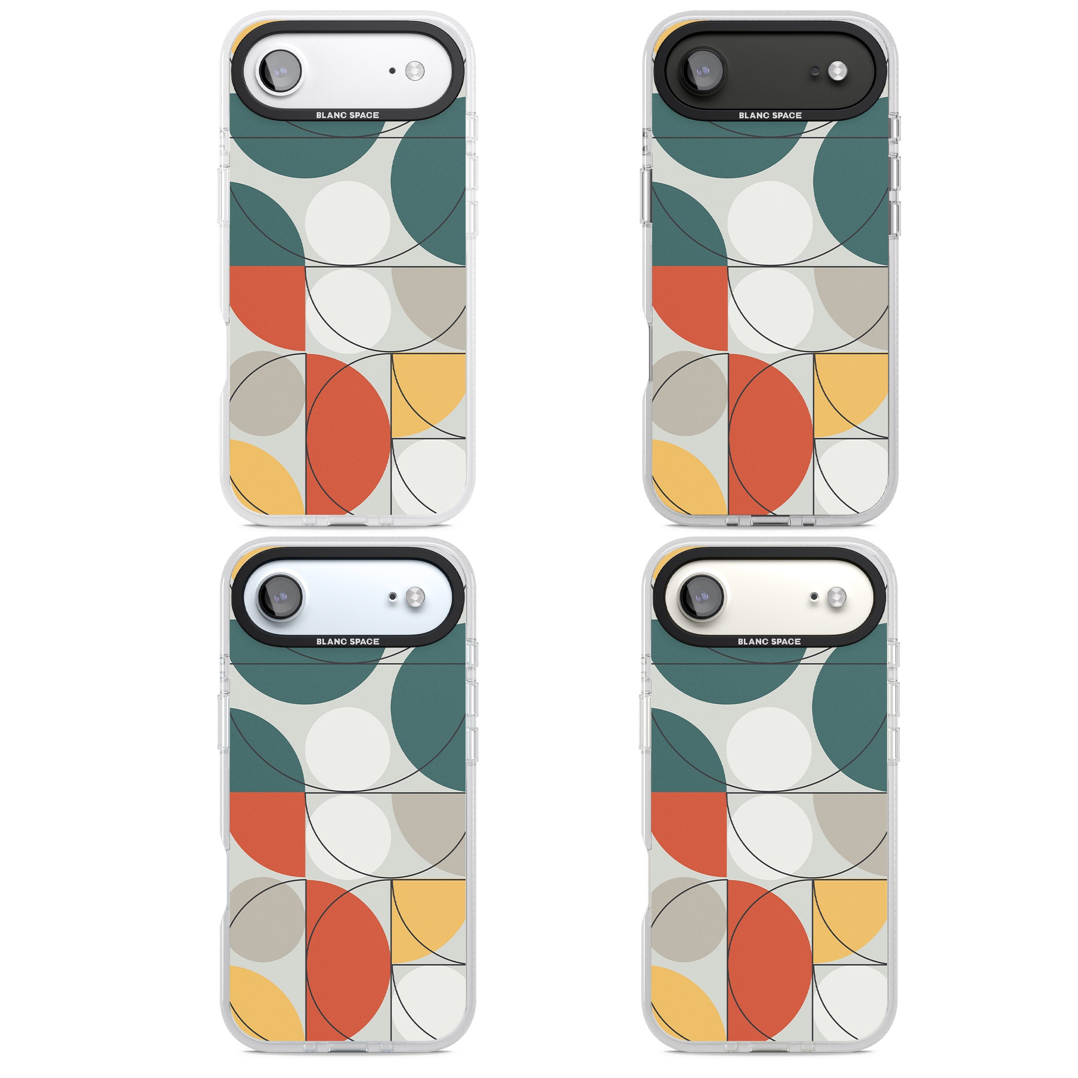 Modern Abstract Circle iPhone 17 Air Impact Air Clear Phone Case APT Impact Protection