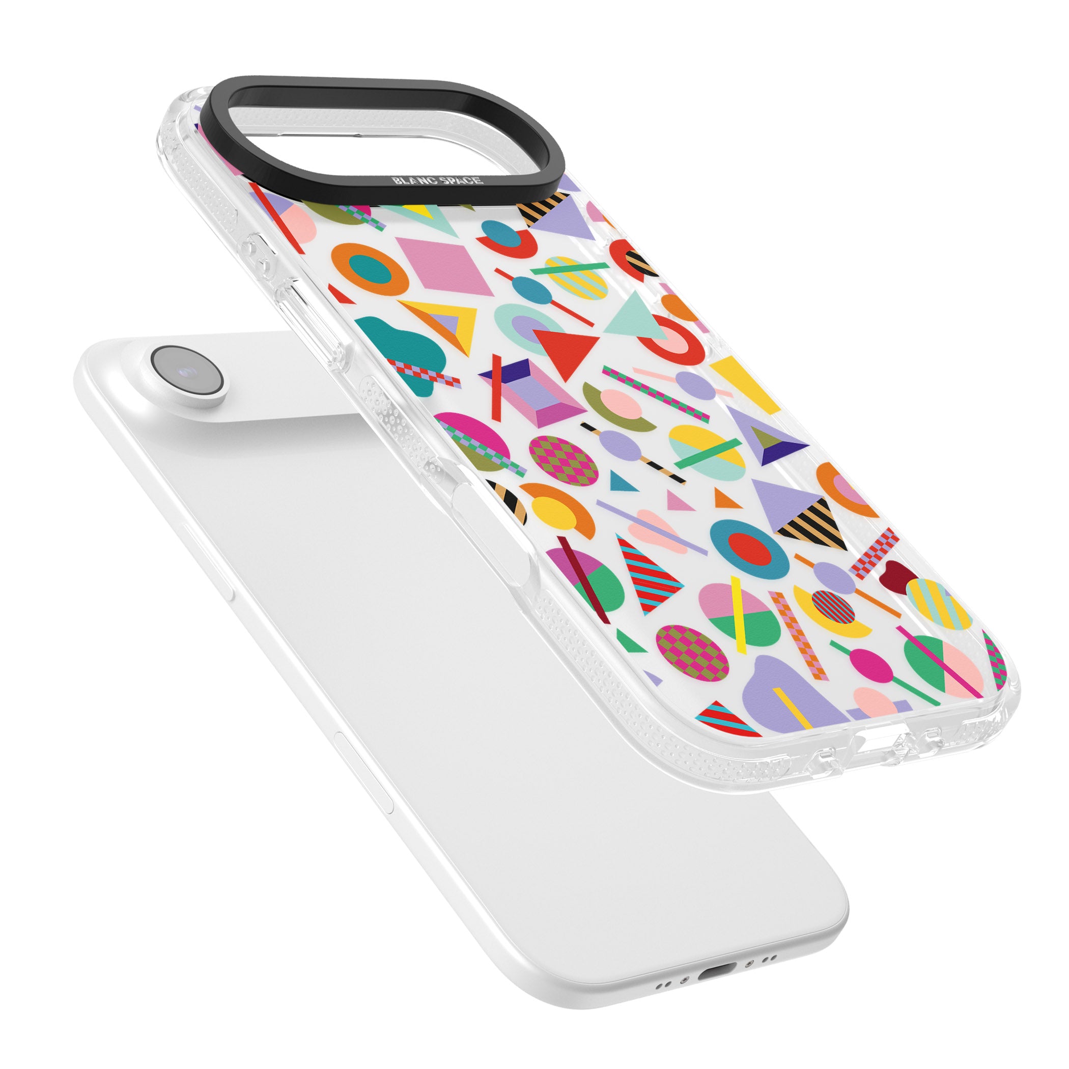 Retro Carnival Shapes iPhone 17 Air Impact Air Clear Phone Case Colours
