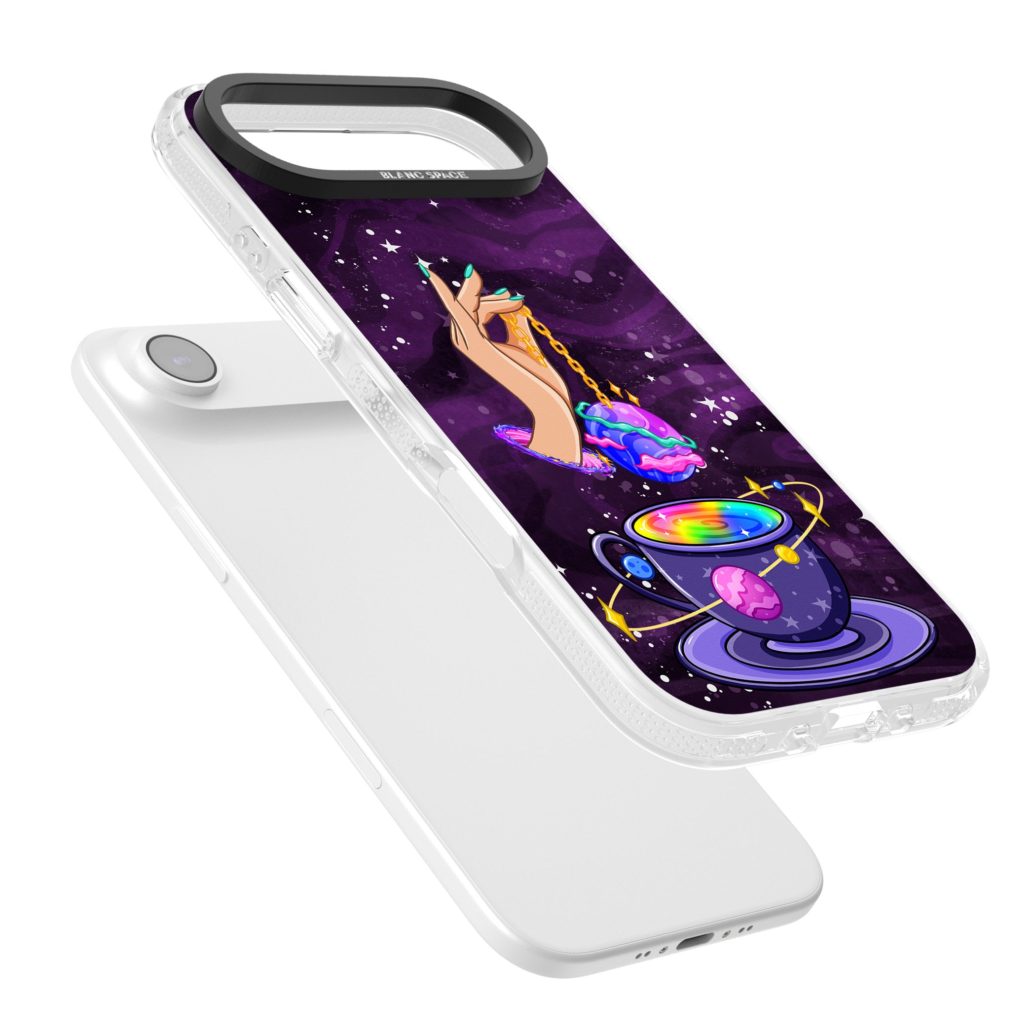 Space Tea iPhone 17 Air Impact Air Clear Phone Case Colours