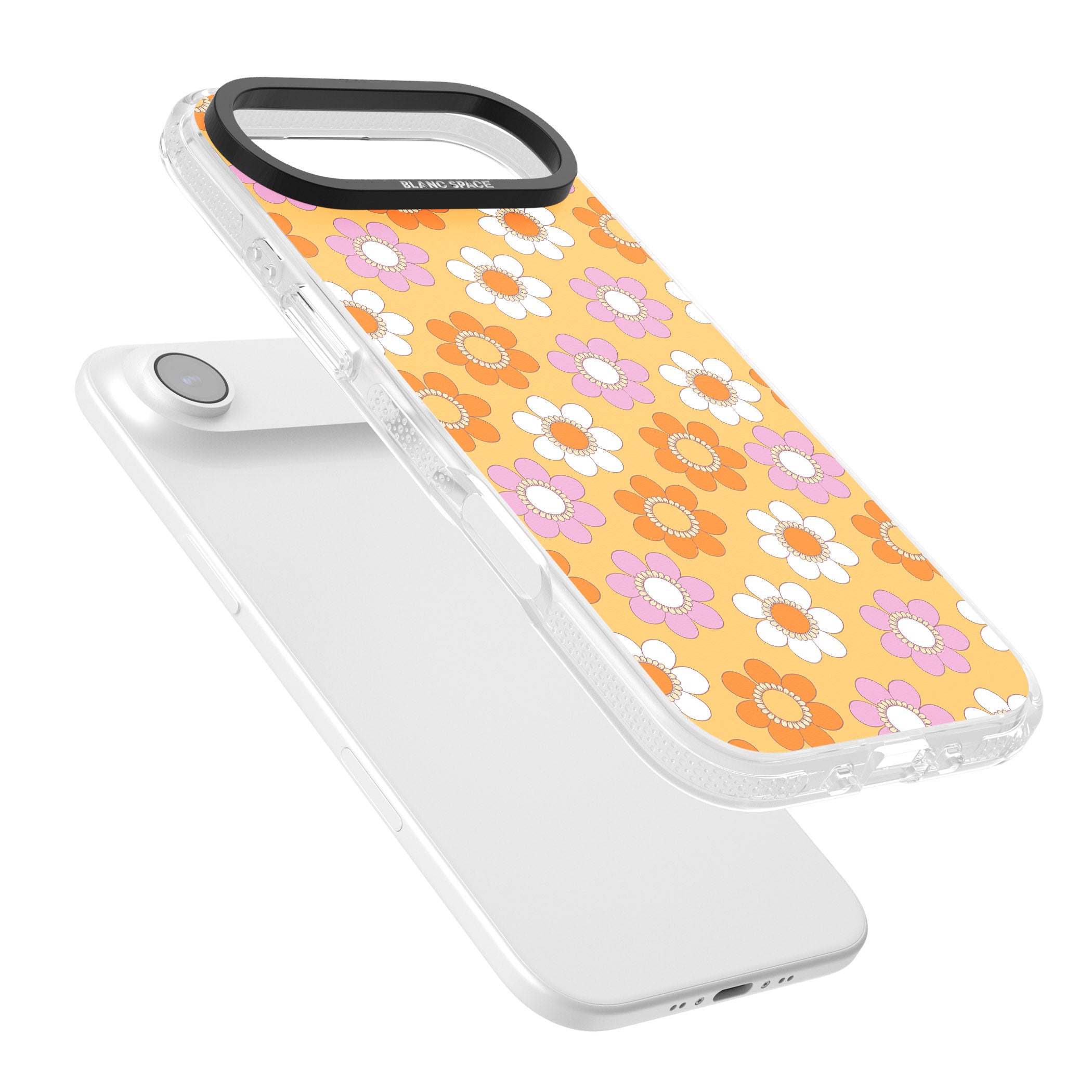 Sunny Flower Mix iPhone 17 Air Impact Air Clear Phone Case Colours