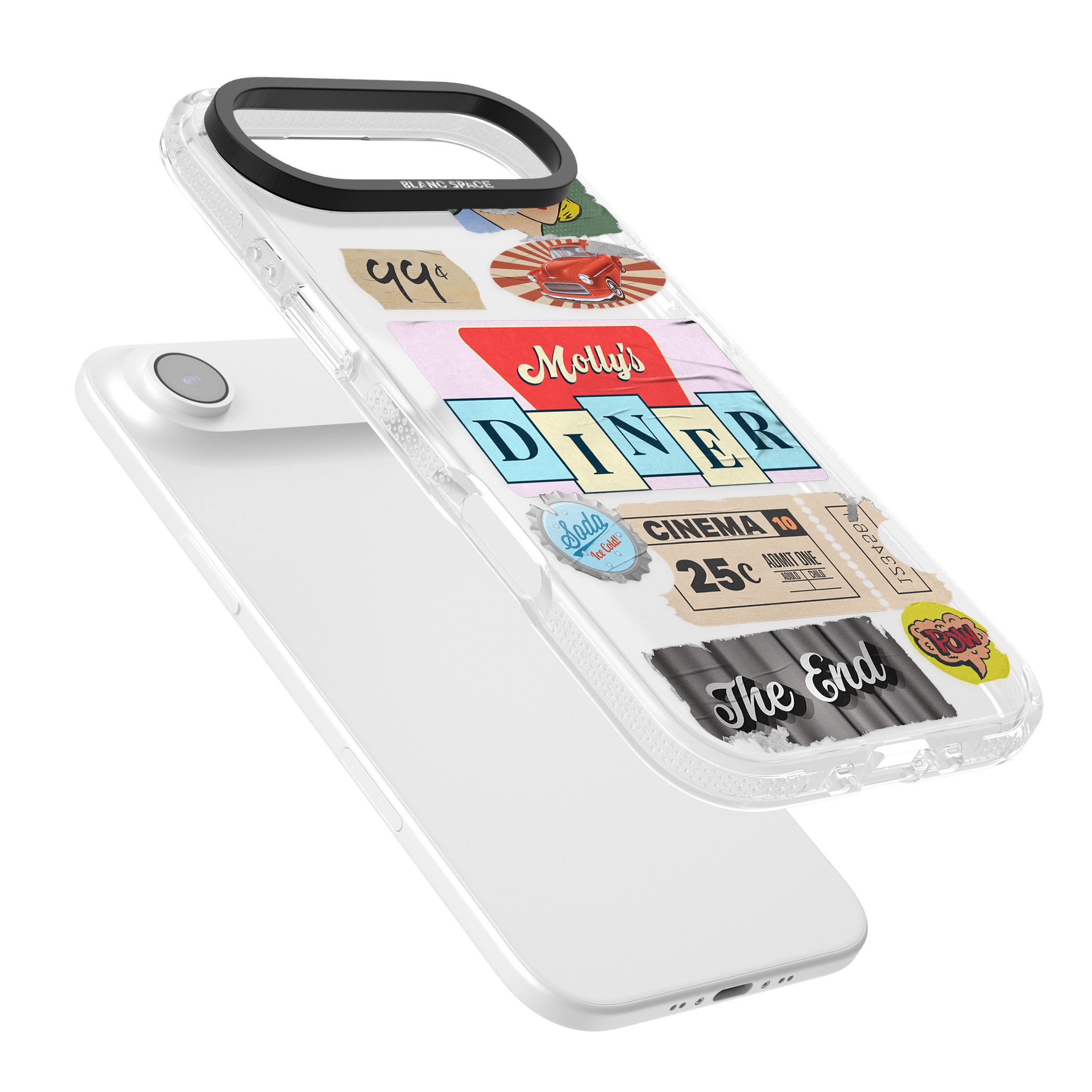 Nifty Fifties Swing iPhone 17 Air Impact Air Clear Phone Case Colours