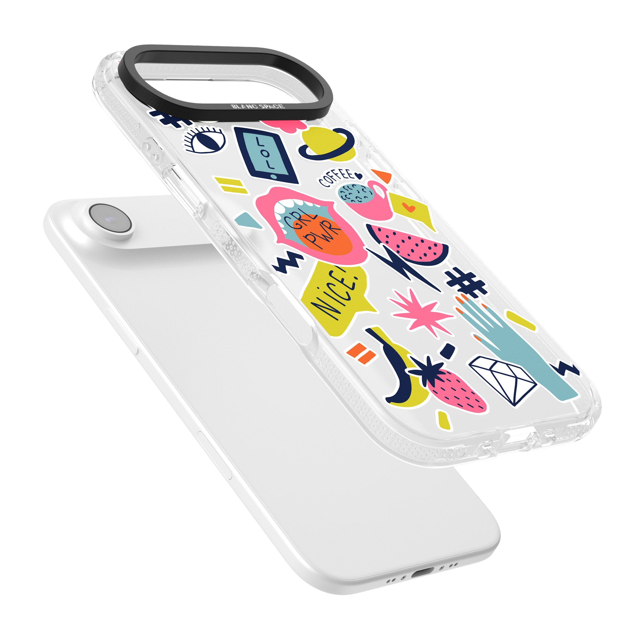 Grl Pwr iPhone 17 Air Impact Air Clear Phone Case Colours