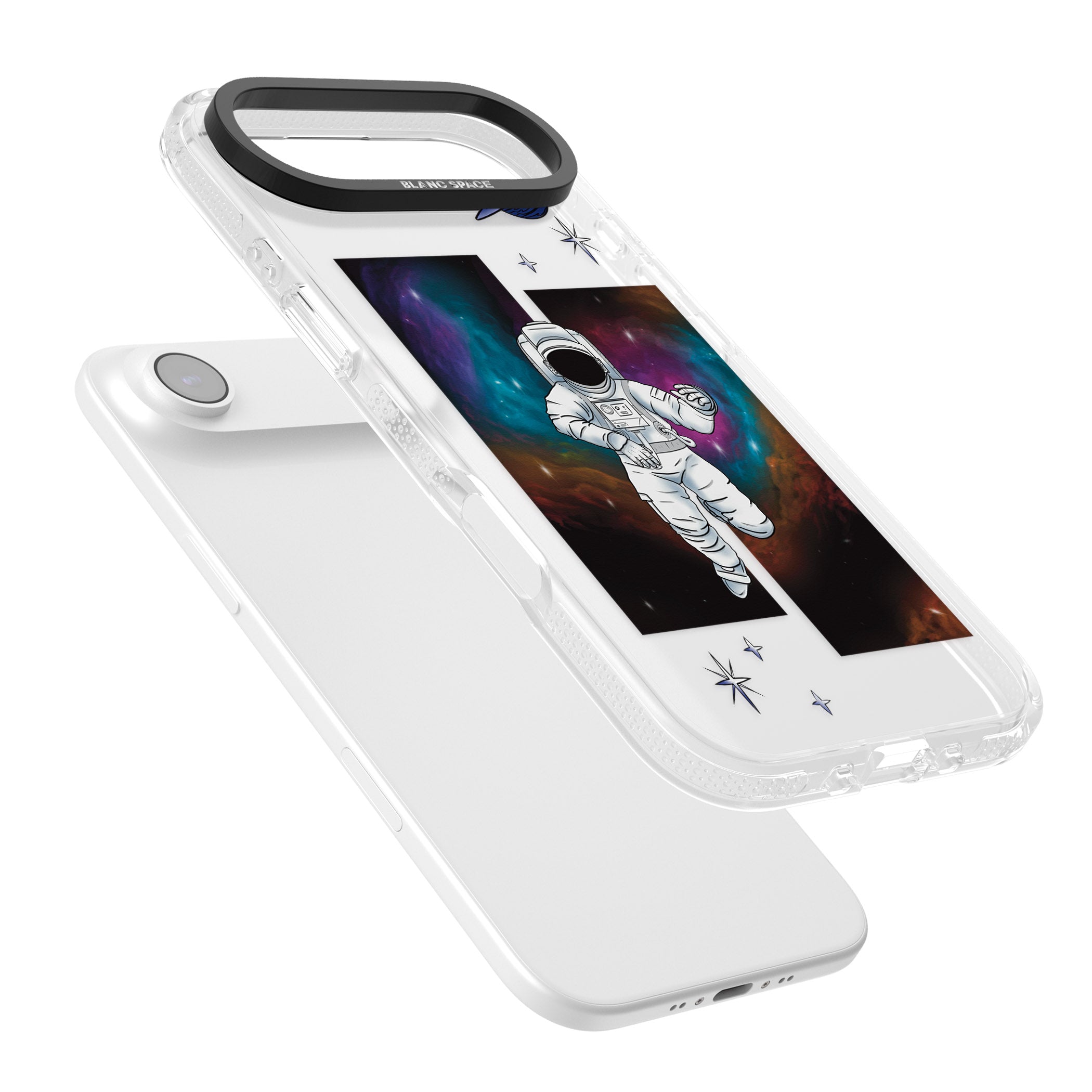 Escape The Nebula iPhone 17 Air Impact Air Clear Phone Case Colours