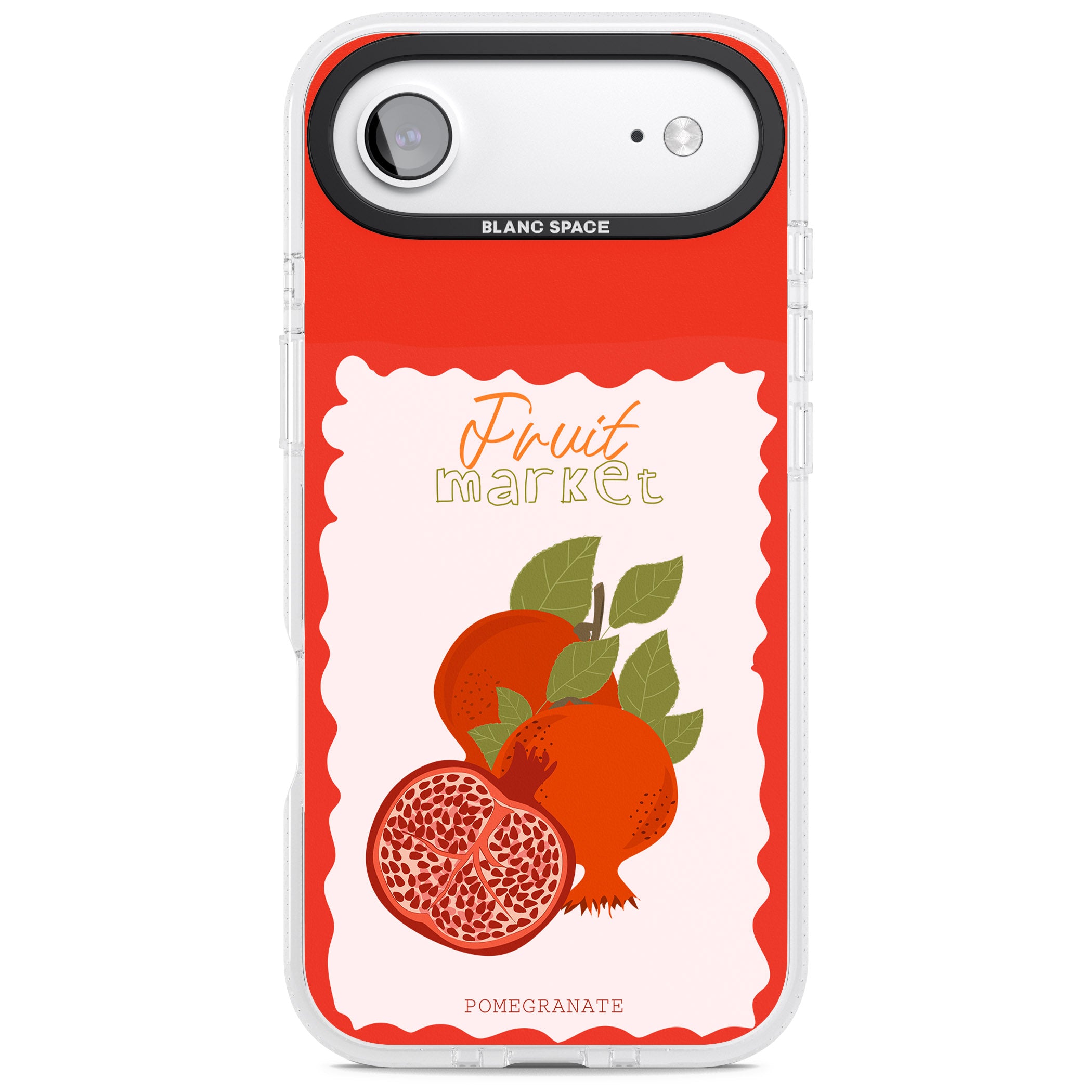 Fruit Market Pomegranate iPhone 17 Air Impact Air Clear Phone Case