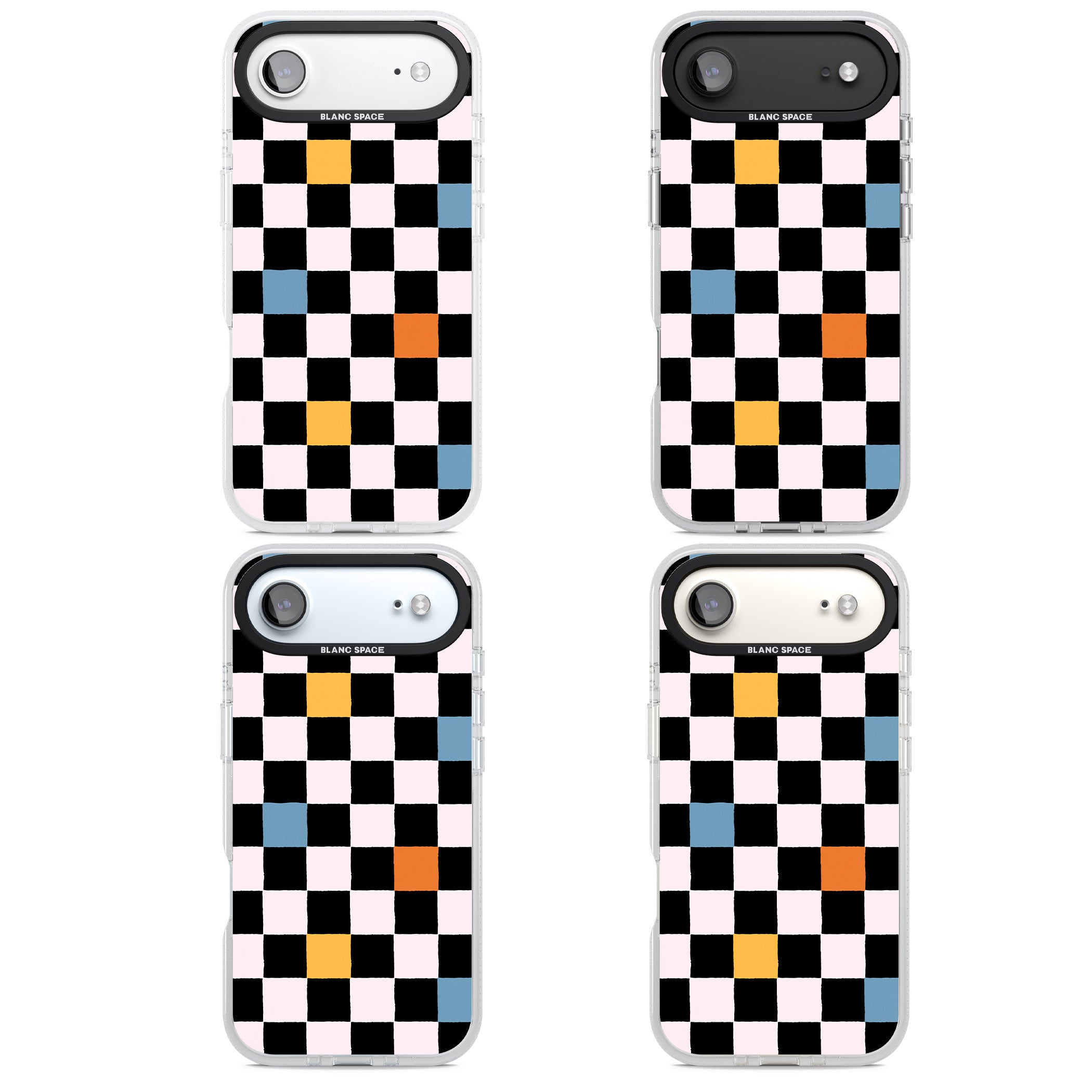 Vibrant Retro Checkered iPhone 17 Air Impact Air Clear Phone Case APT Impact Protection
