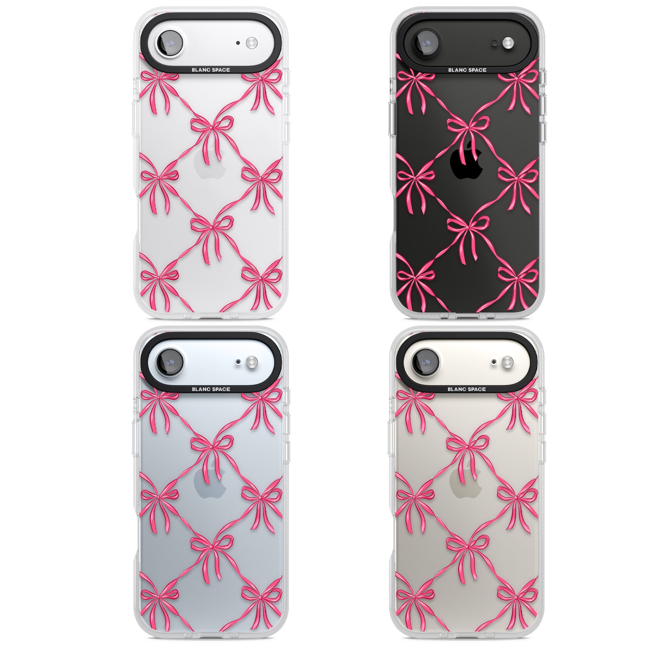 Bow Knots iPhone 17 Air Impact Air Clear Phone Case APT Impact Protection