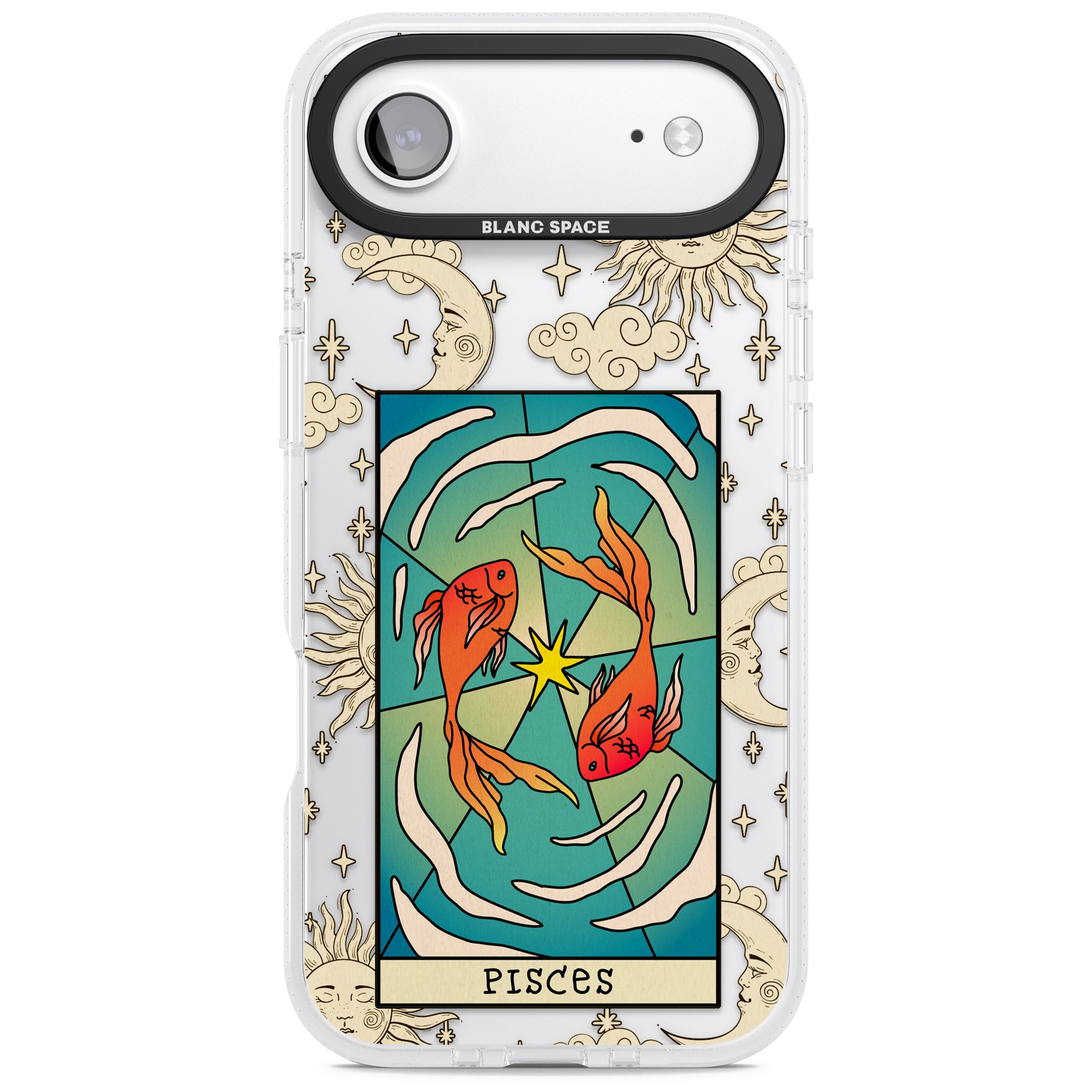 Celestial Zodiac Pisces iPhone 17 Air Impact Air Clear Phone Case