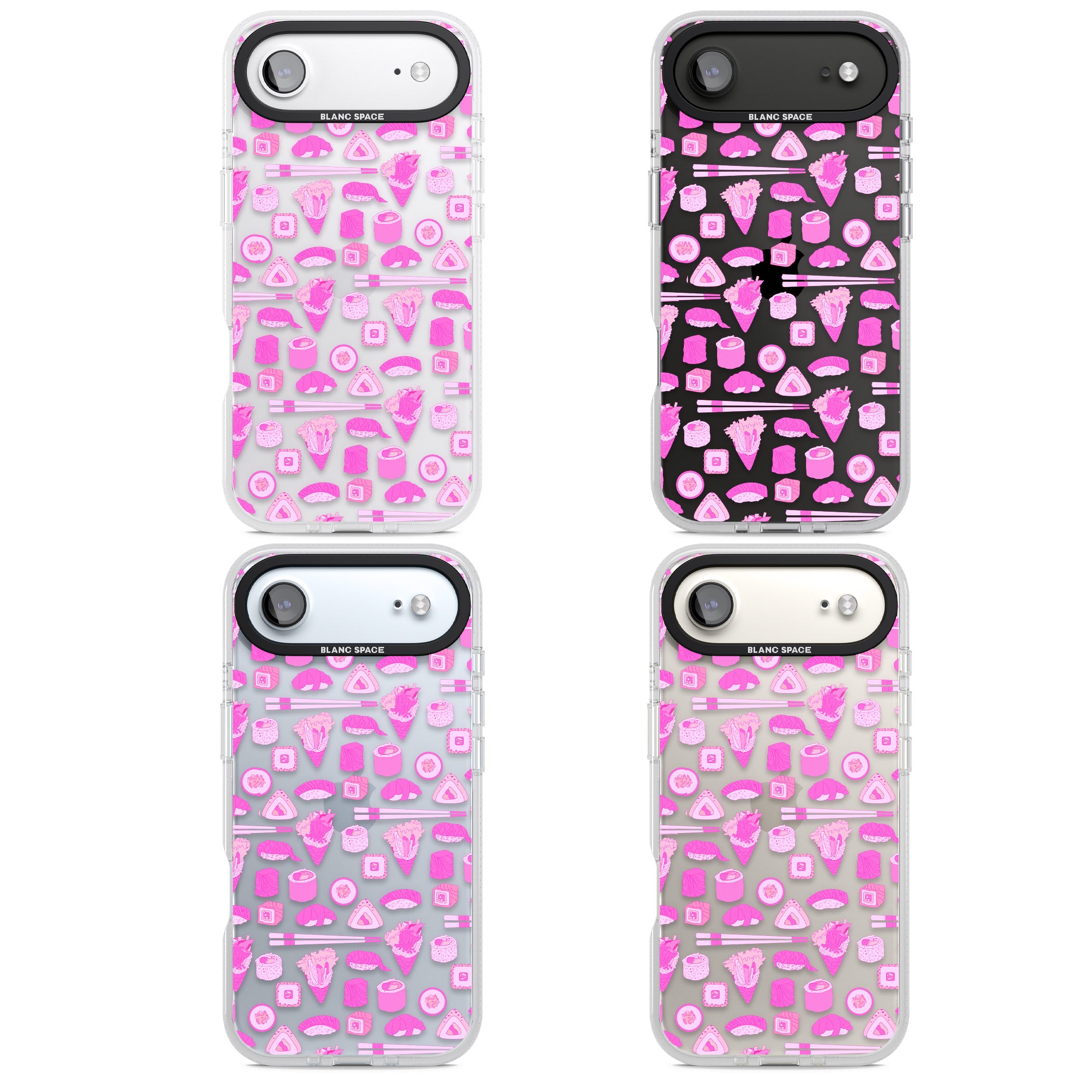 Pink Sushi Pop iPhone 17 Air Impact Air Clear Phone Case APT Impact Protection