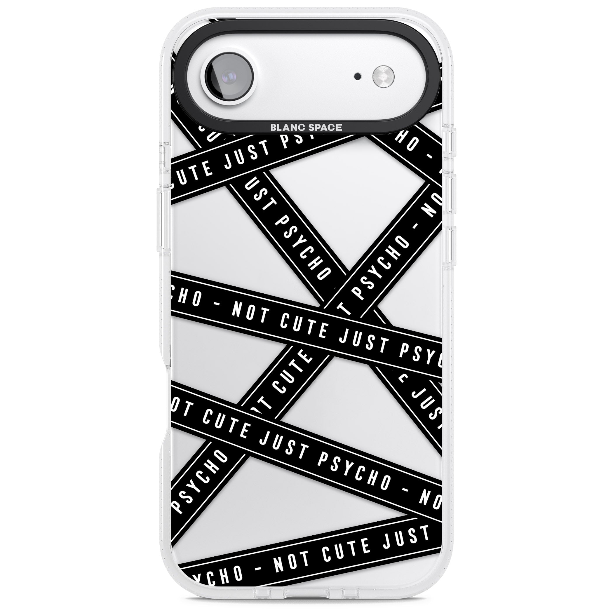 Not Cute Just Psycho iPhone 17 Air Impact Air Clear Phone Case