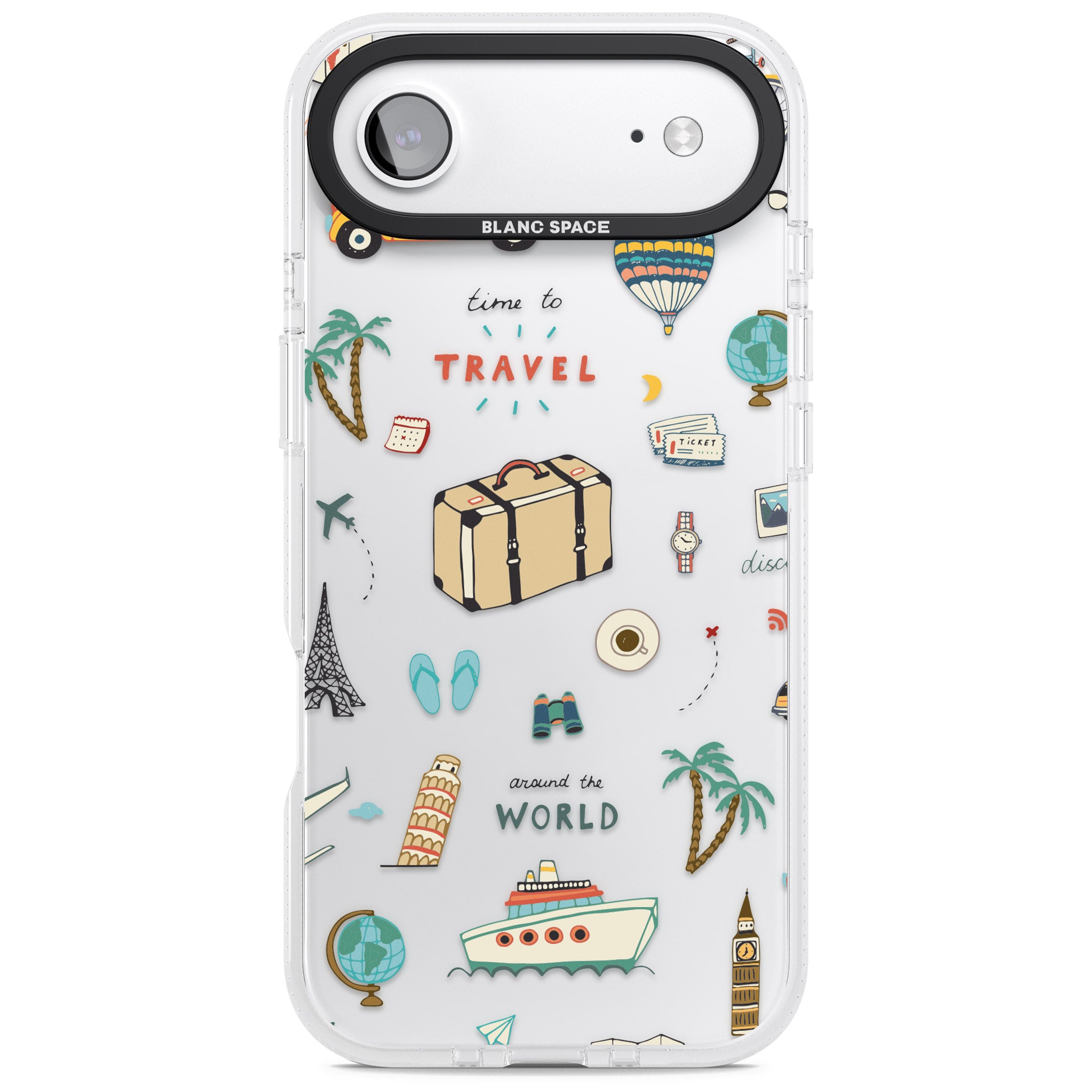 Cute Travel Pattern Transparent