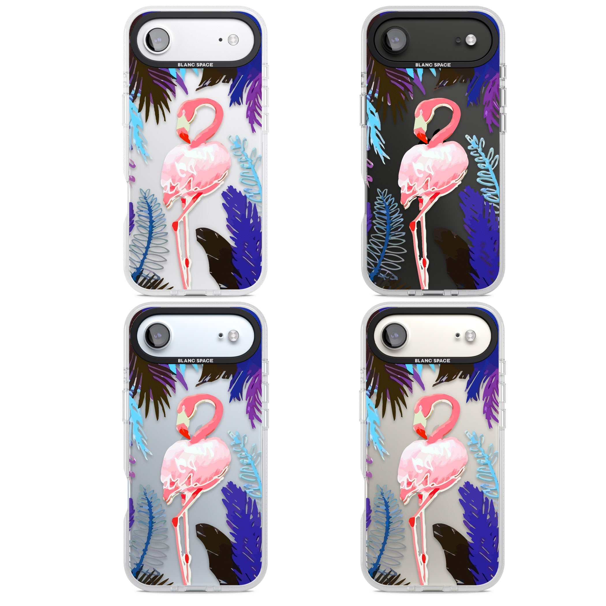 Tropical Flamingo iPhone 17 Air Impact Air Clear Phone Case APT Impact Protection