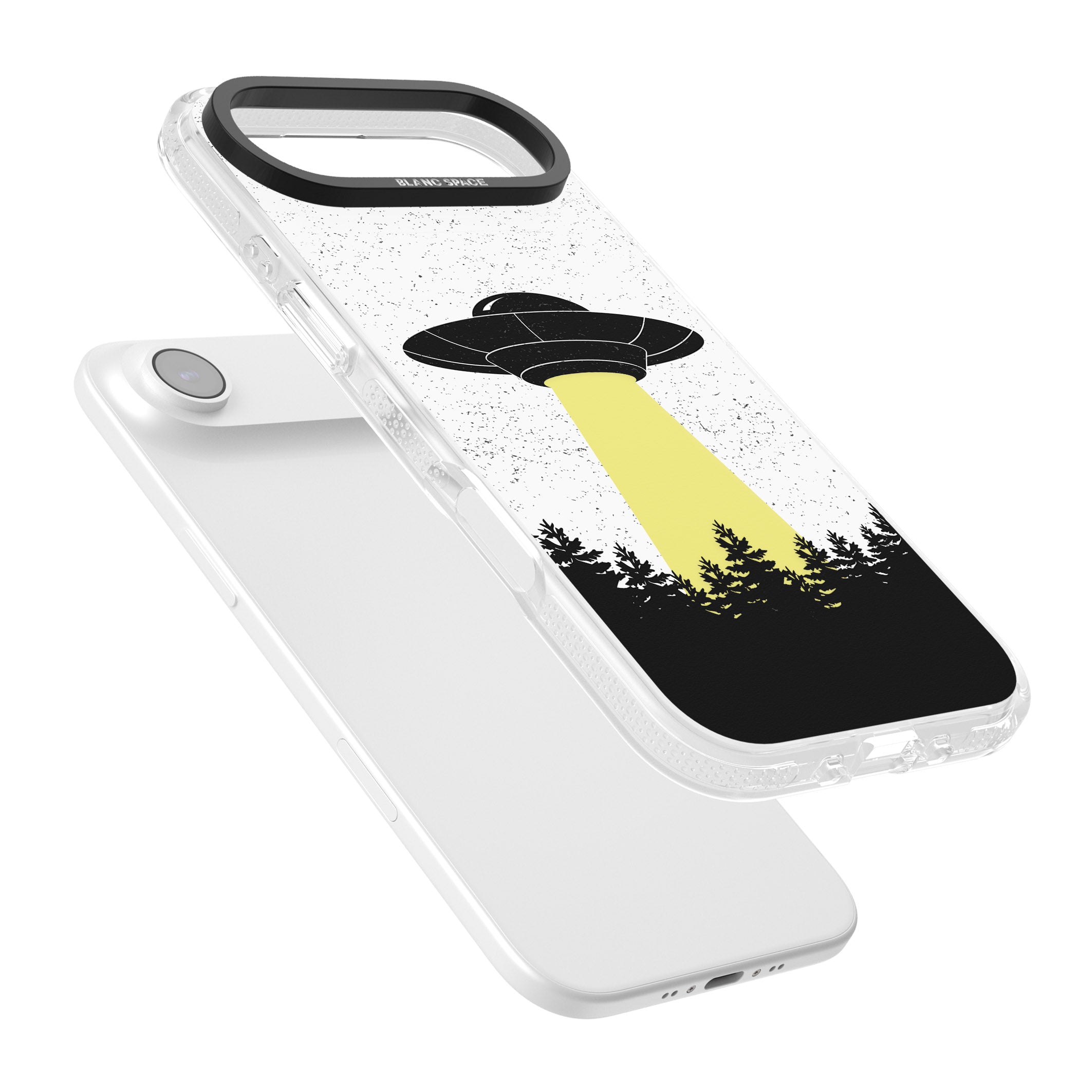 Alien Abduction iPhone 17 Air Impact Air Clear Phone Case Colours