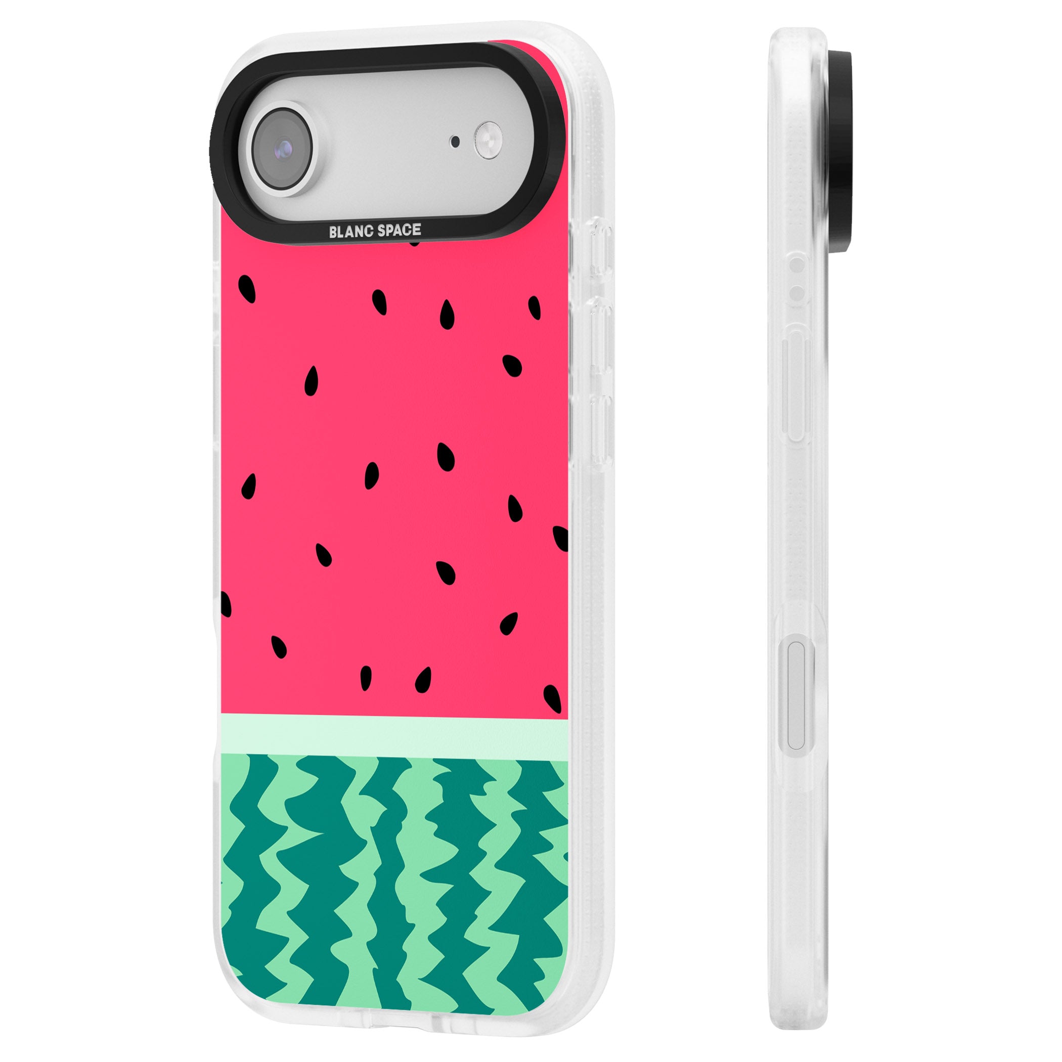 Full Watermelon iPhone 17 Air Impact Air Clear Phone Case Side Profile