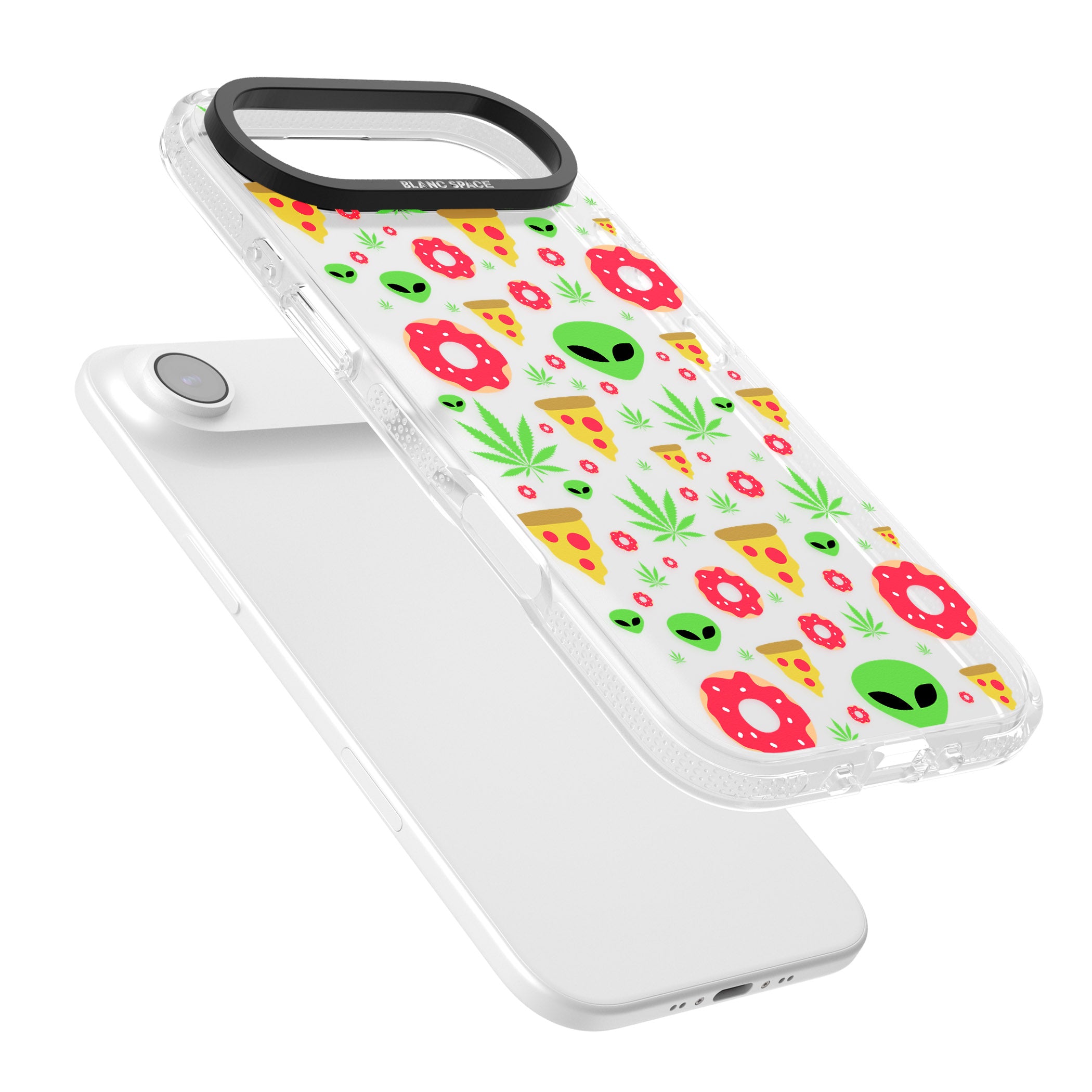 Martians & Munchies iPhone 17 Air Impact Air Clear Phone Case Colours