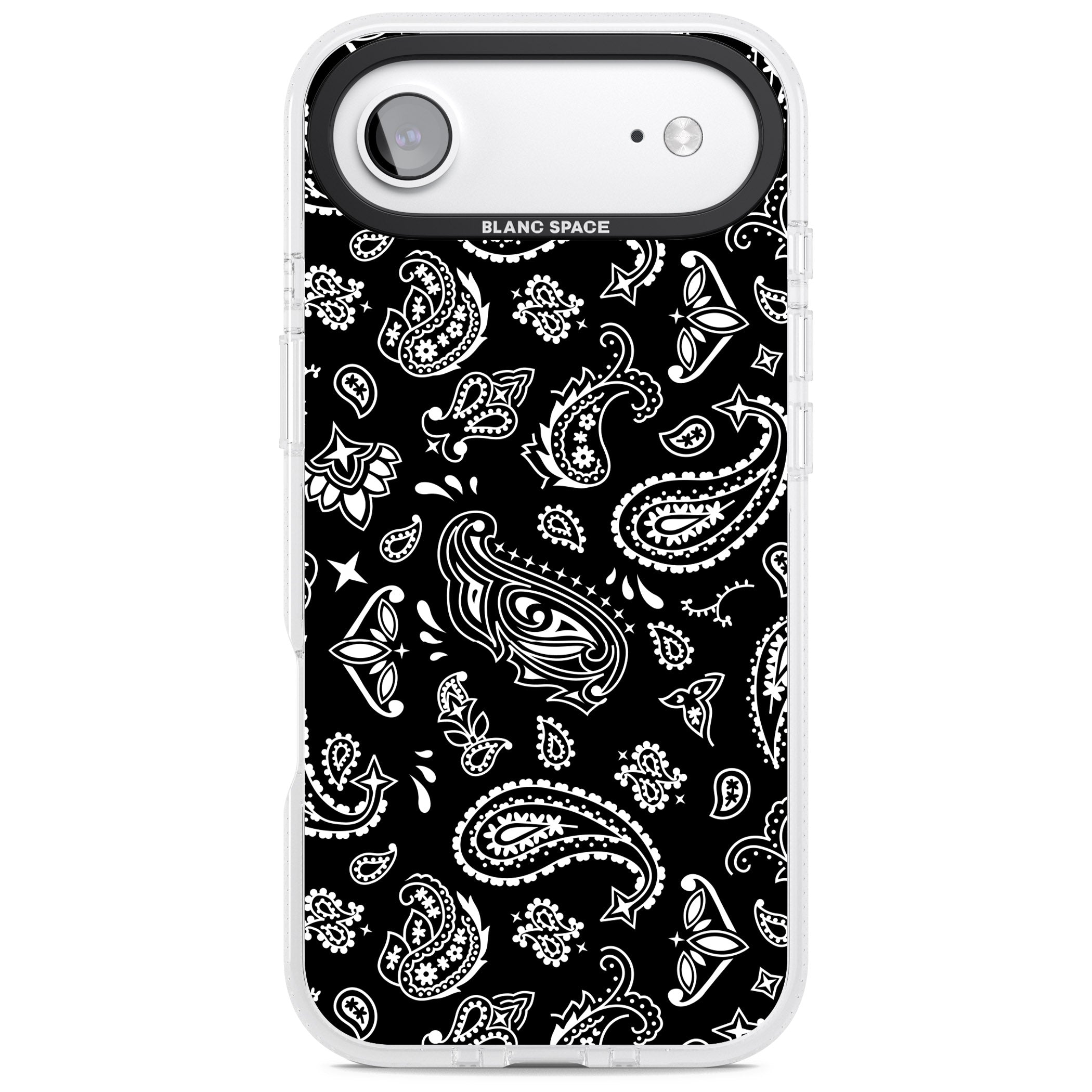 Black Bandana iPhone 17 Air Impact Air Clear Phone Case