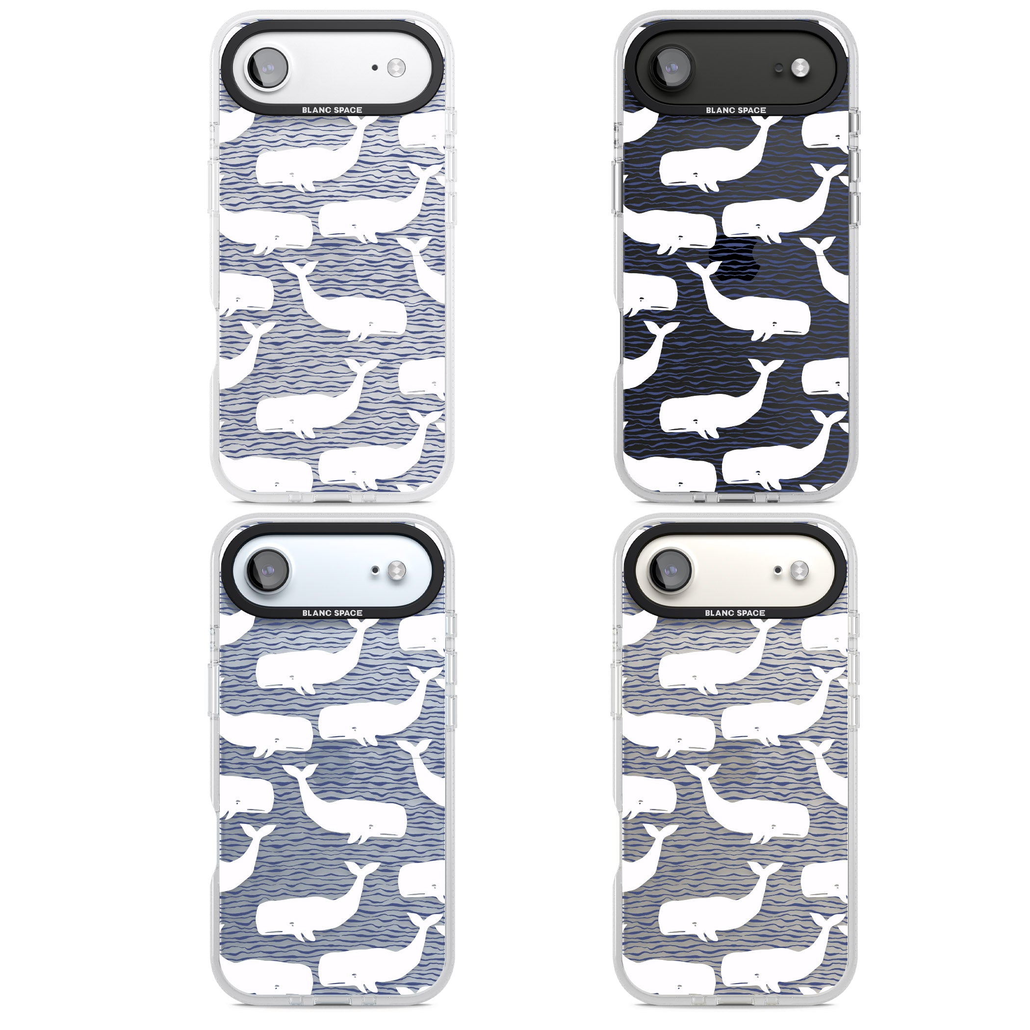 Whale Wave iPhone 17 Air Impact Air Clear Phone Case APT Impact Protection