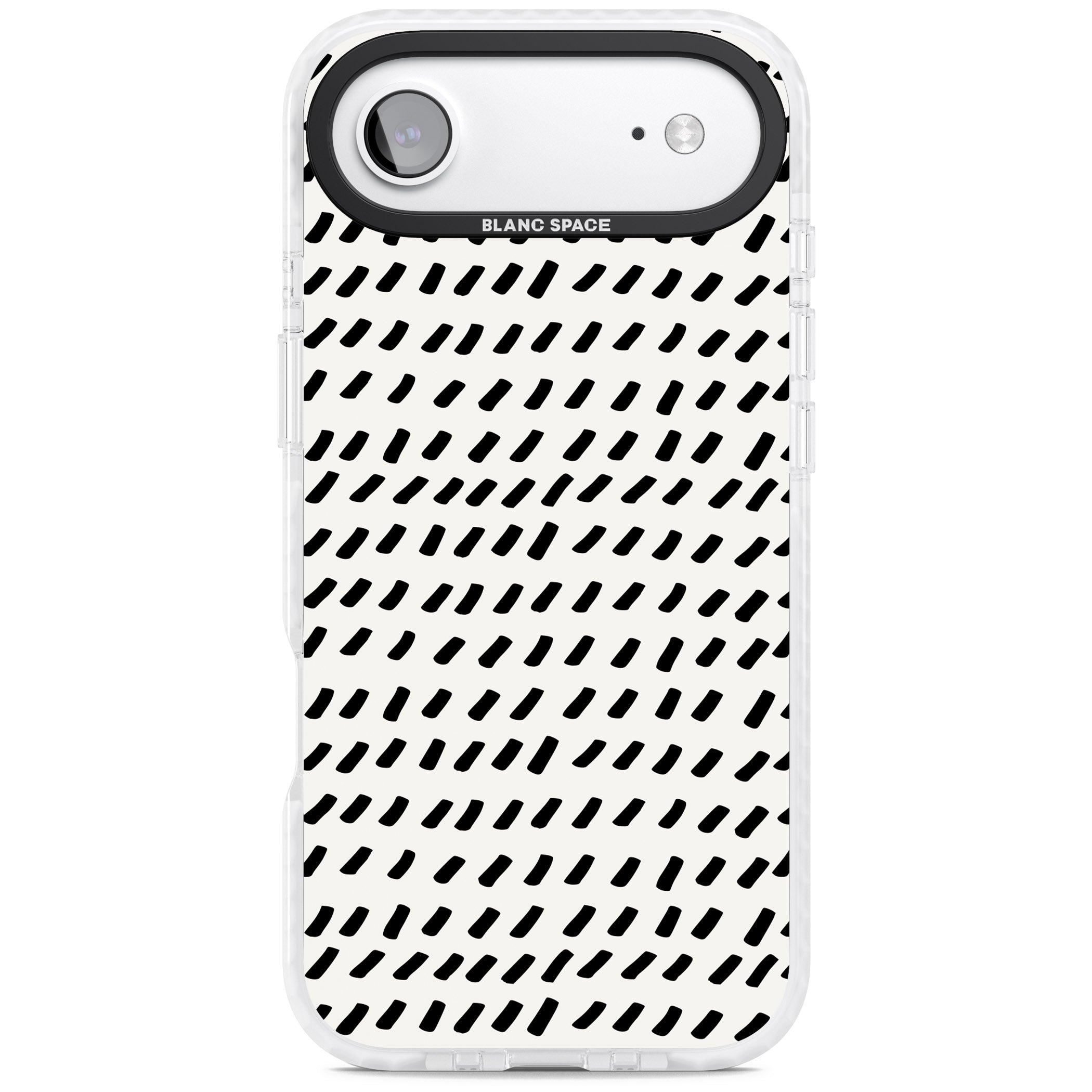 Hand Drawn Lines Pattern iPhone 17 Air Impact Clear Phone Case