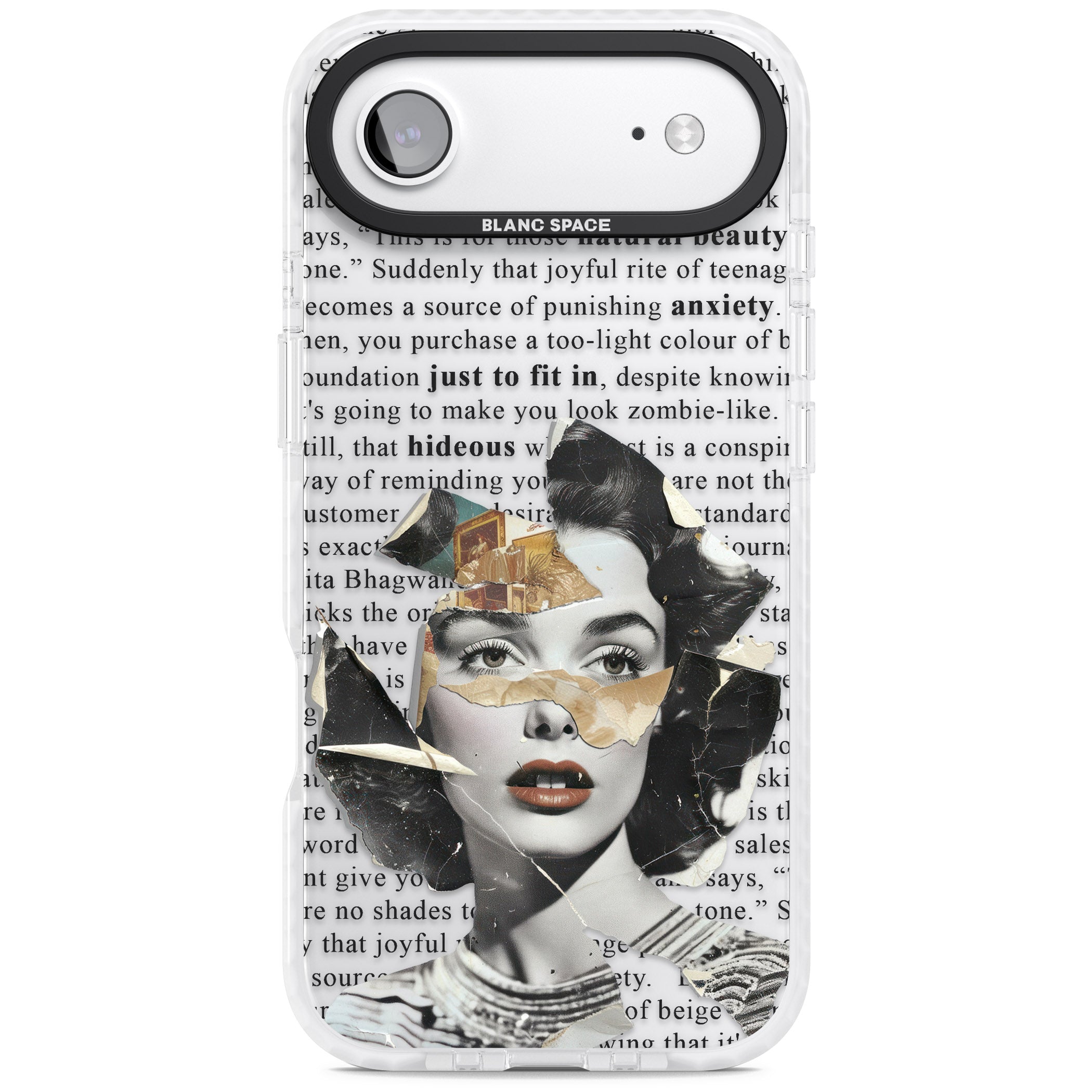 Beauty Is Within iPhone 17 Air Impact Clear Phone Case