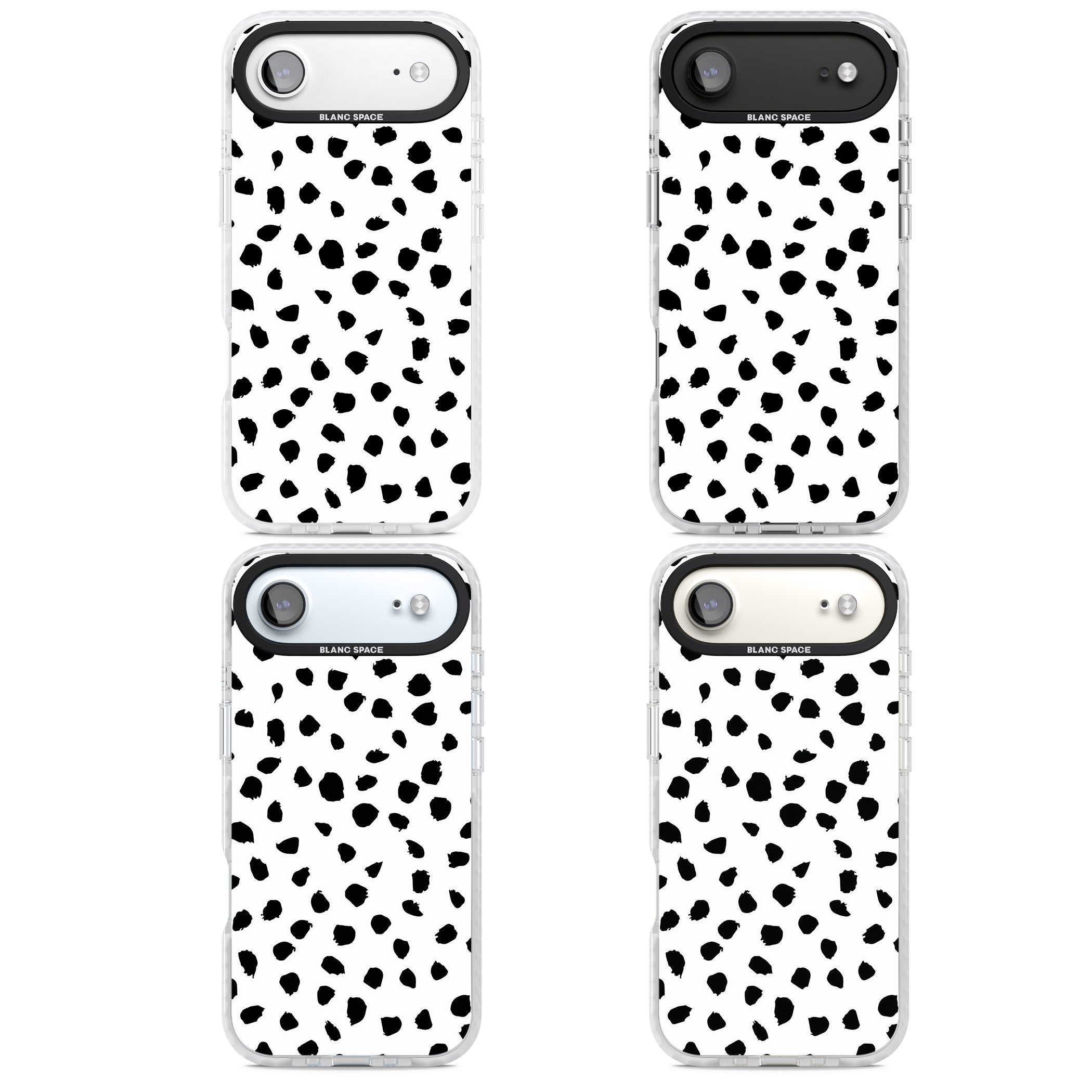 Dalmatian Print iPhone 17 Air Impact Clear Phone Case APT Impact Protection