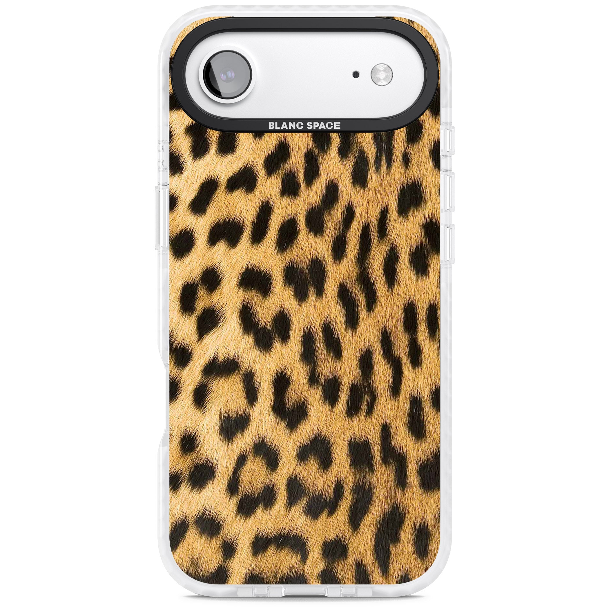 Designer Fashion Gold Leopard Print iPhone 17 Air Impact Clear Phone Case