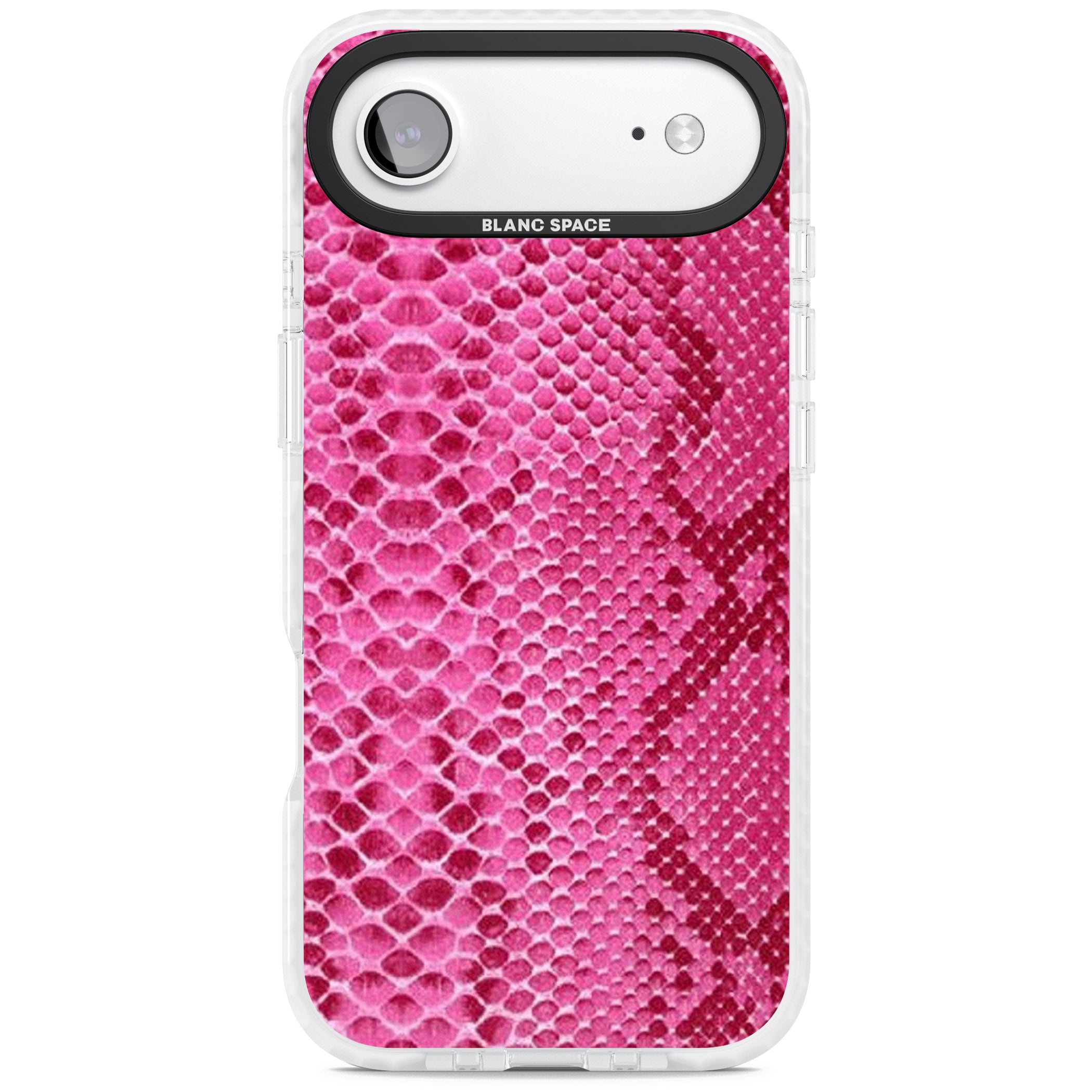 Pink Snakeskin iPhone 17 Air Impact Clear Phone Case