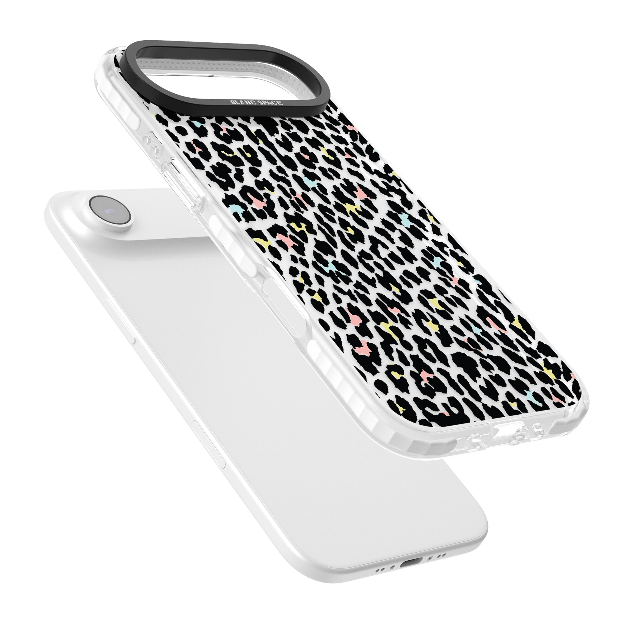 Pastel Leopard Print iPhone 17 Air Impact Clear Phone Case Colours