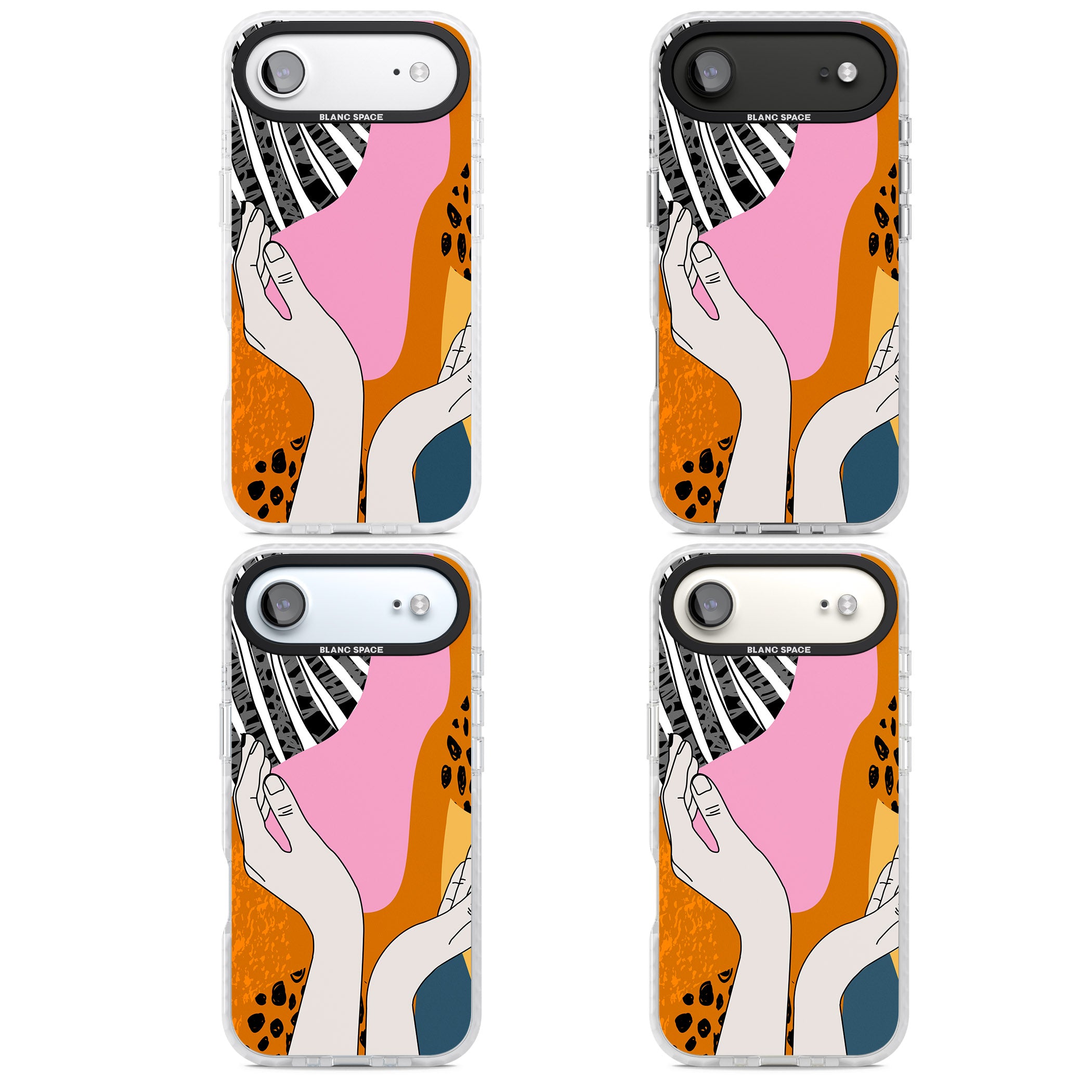 Abstract Vibes iPhone 17 Air Impact Clear Phone Case APT Impact Protection