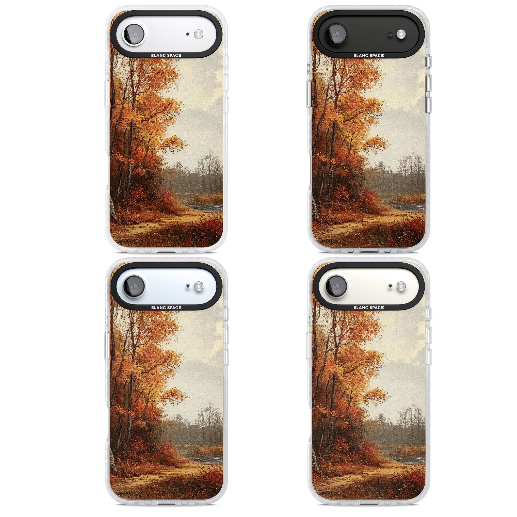 Vintage Autumn Oil Painting iPhone 17 Air Impact Clear Phone Case APT Impact Protection