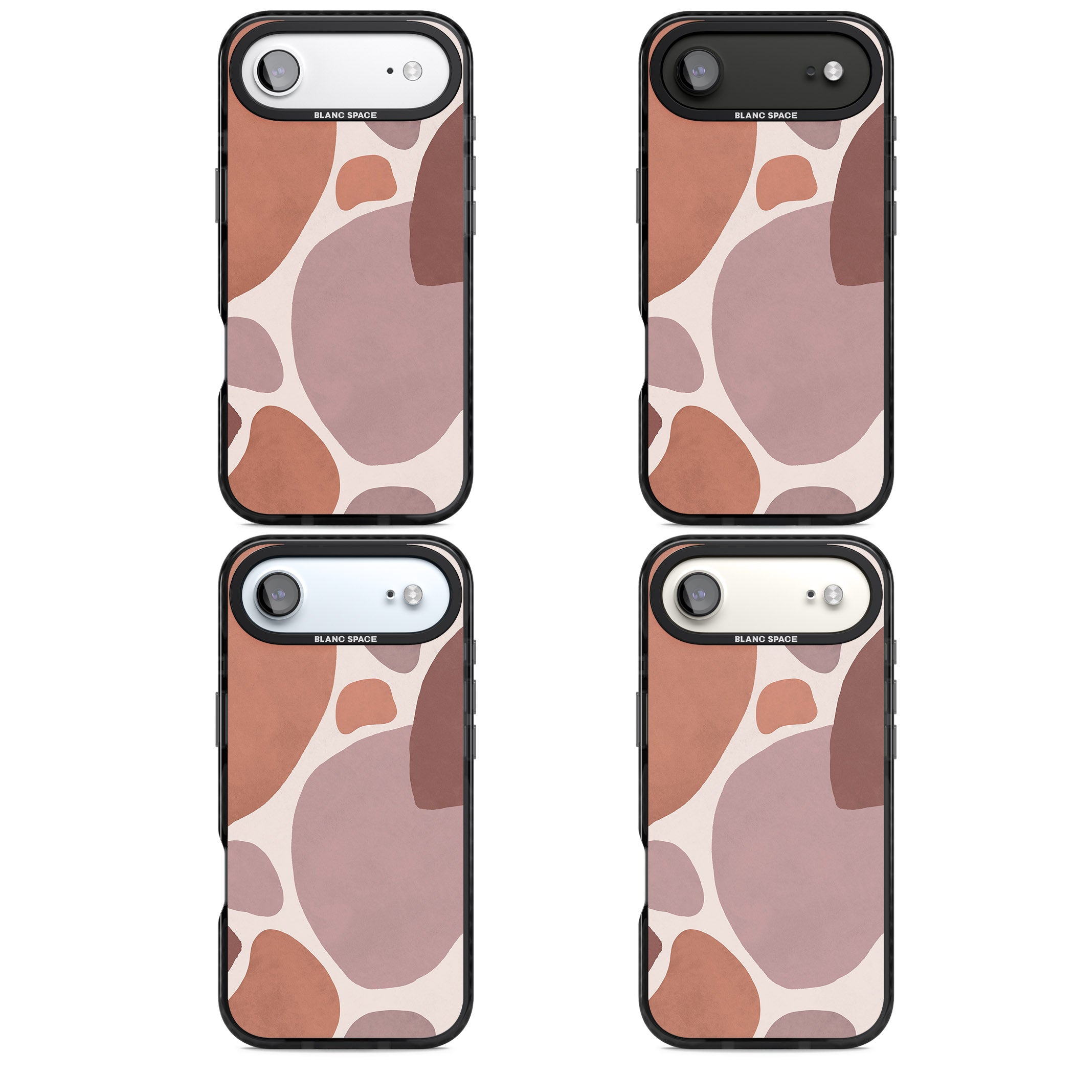 Terra Abstract iPhone 17 Air Impact Black Phone Case APT Impact Protection