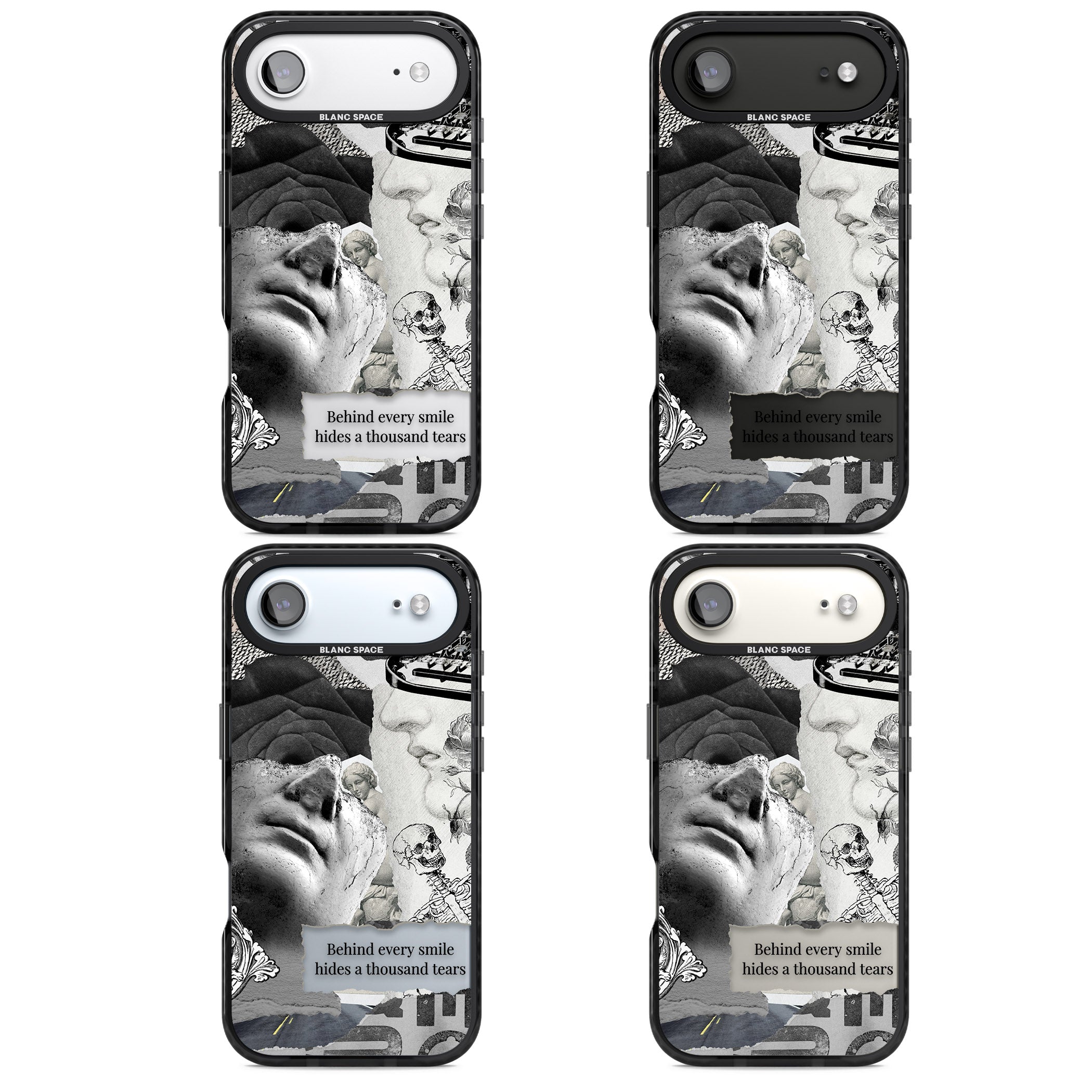 Behind Every Smile iPhone 17 Air Impact Black Phone Case APT Impact Protection