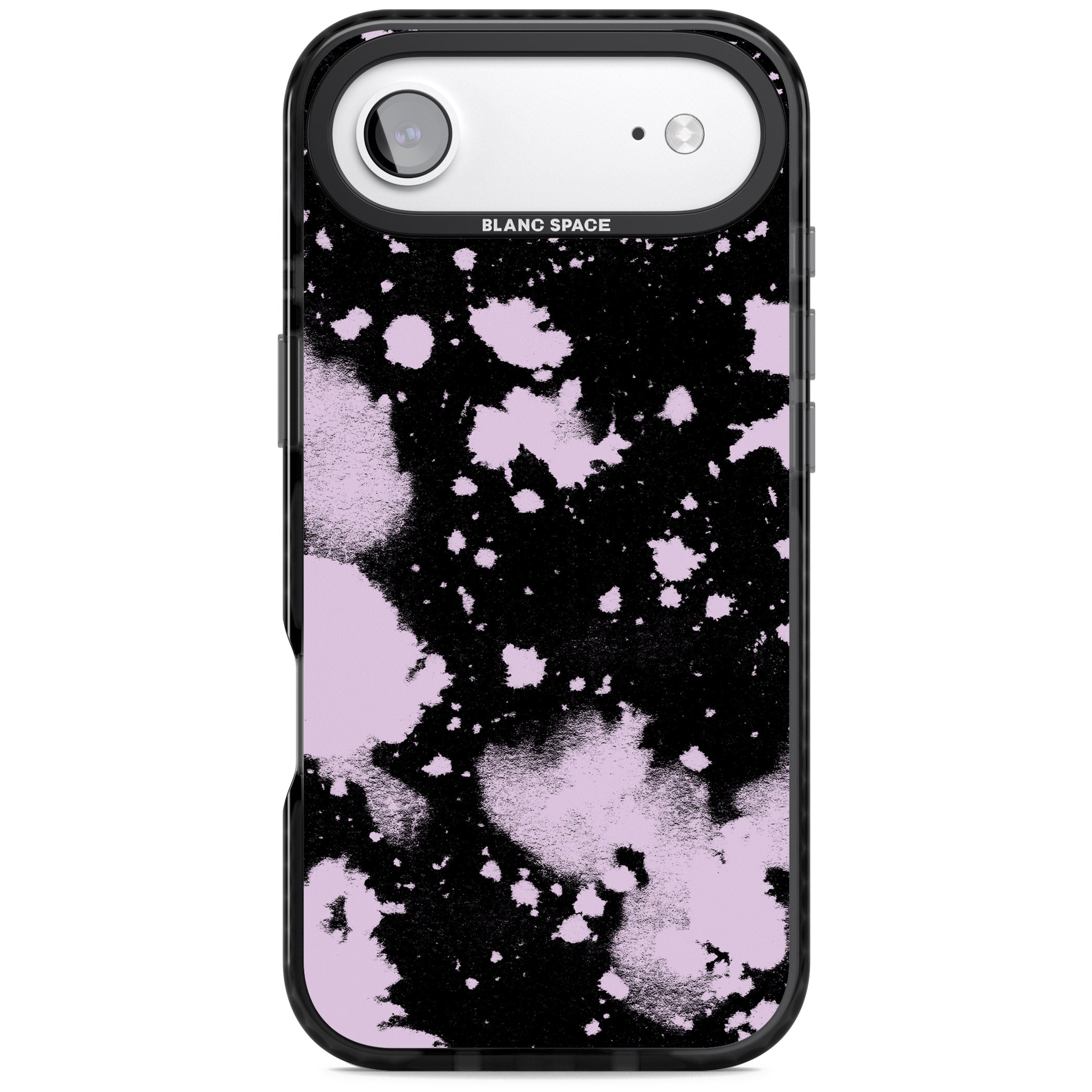 Pink & Black Acid Wash Tie Dye iPhone 17 Air Impact Black Phone Case