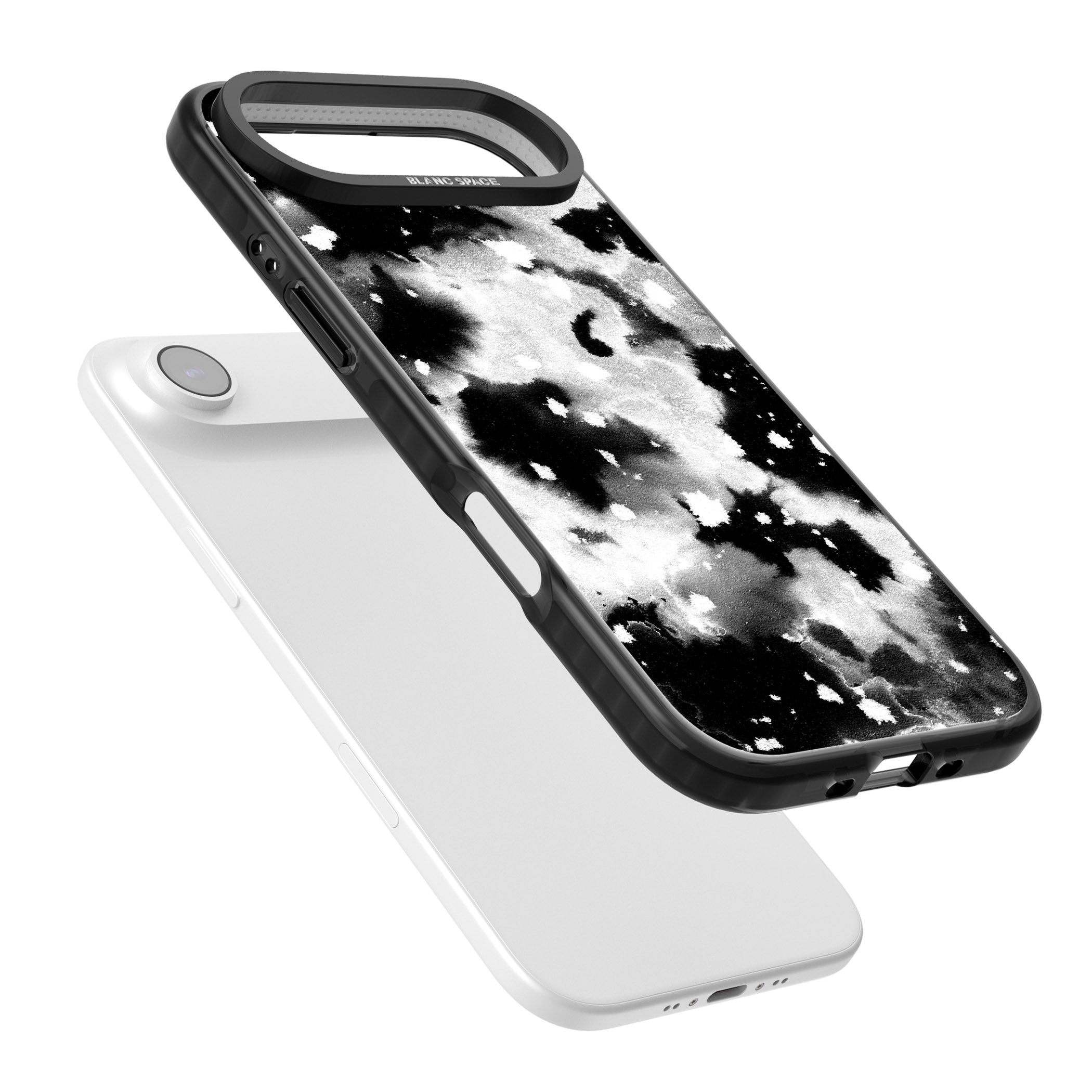 Acid Wash Ink Cloud iPhone 17 Air Impact Black Phone Case Colours