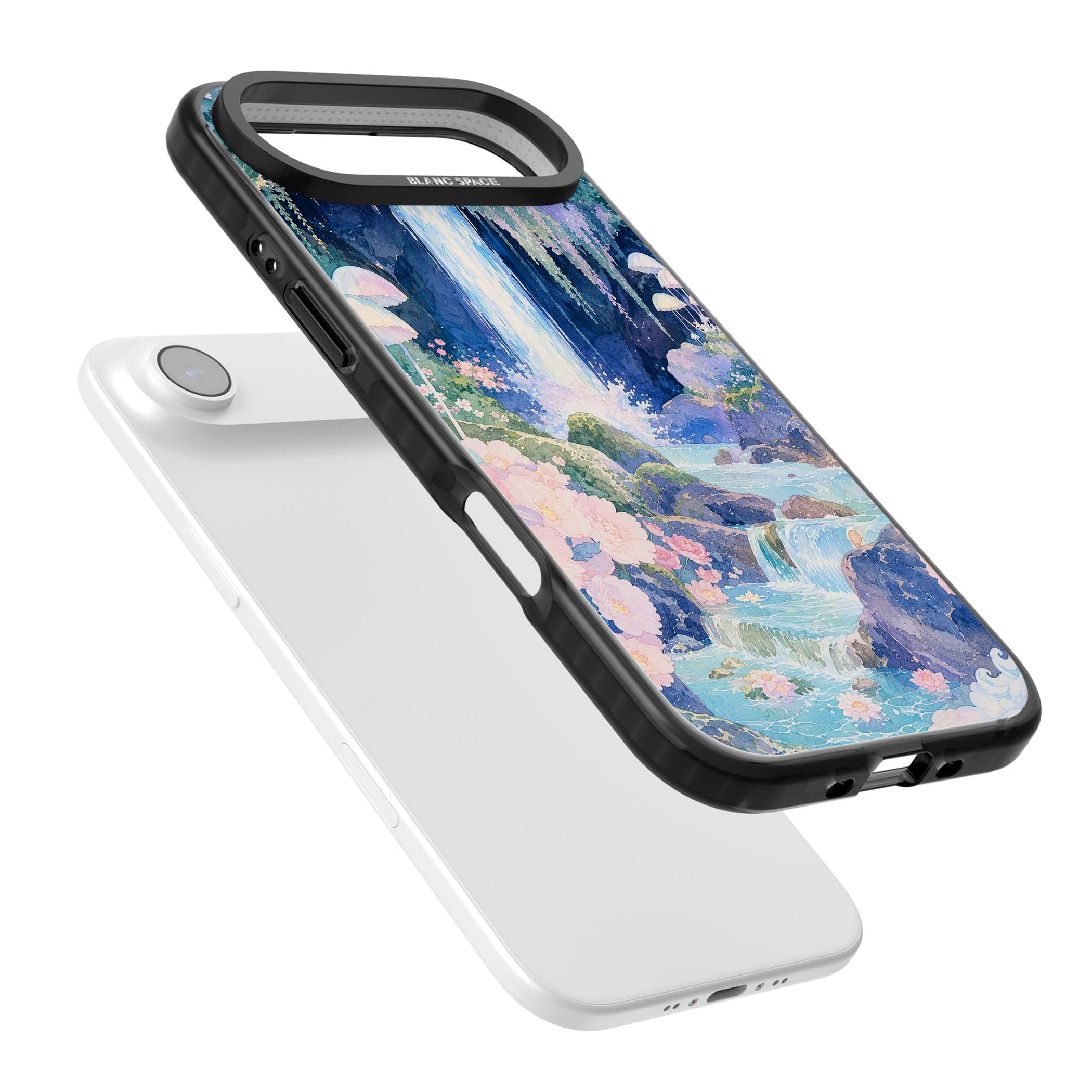 Mystic Waterfall art iPhone case | Clear Impact case for iPhone Air