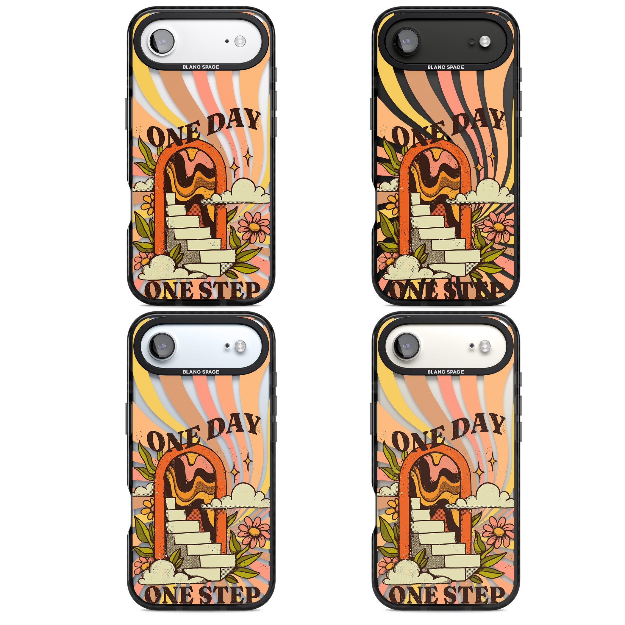 One Day One Step iPhone 17 Air Impact Black Phone Case APT Impact Protection