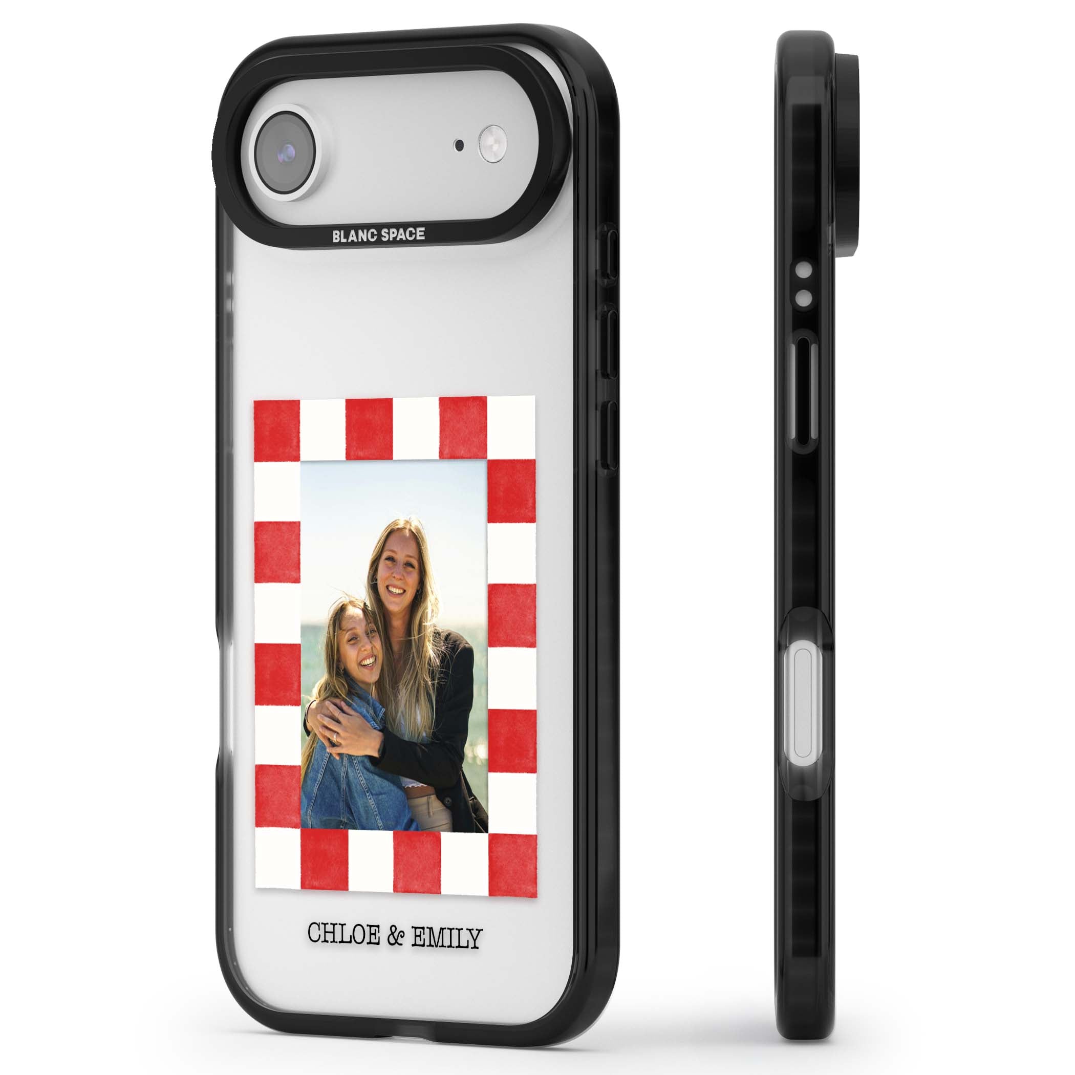 Personalised Red Check Photo