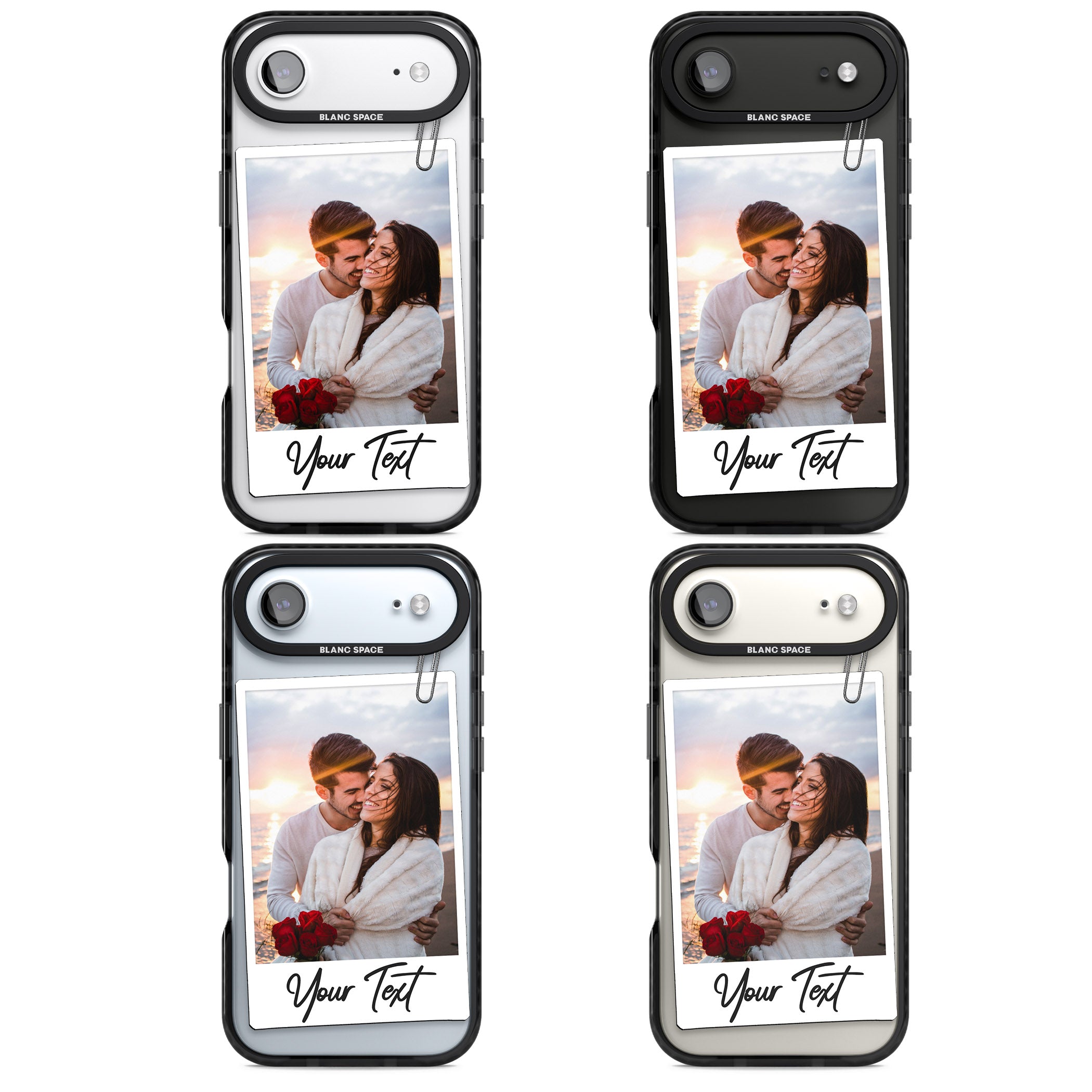 Personalised Instant Camera Photo iPhone 17 Air Impact Black Phone Case APT Impact Protection
