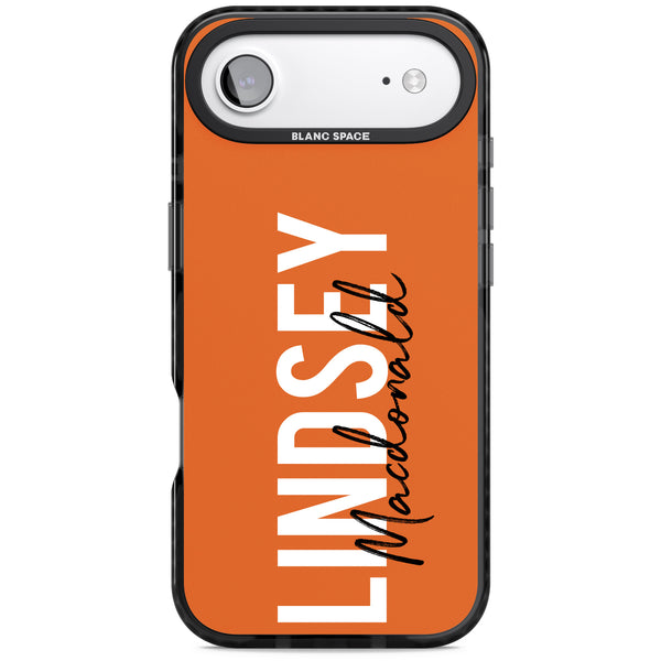 Personalised Bold Name: Orange