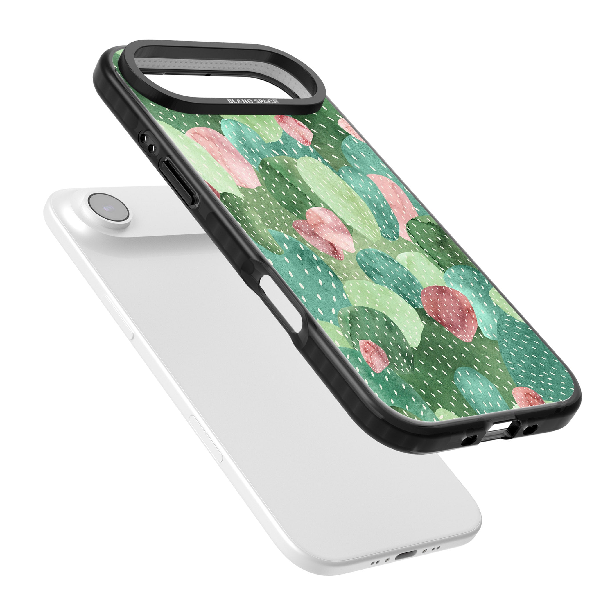 Cactus Charm iPhone 17 Air Impact Black Phone Case Colours